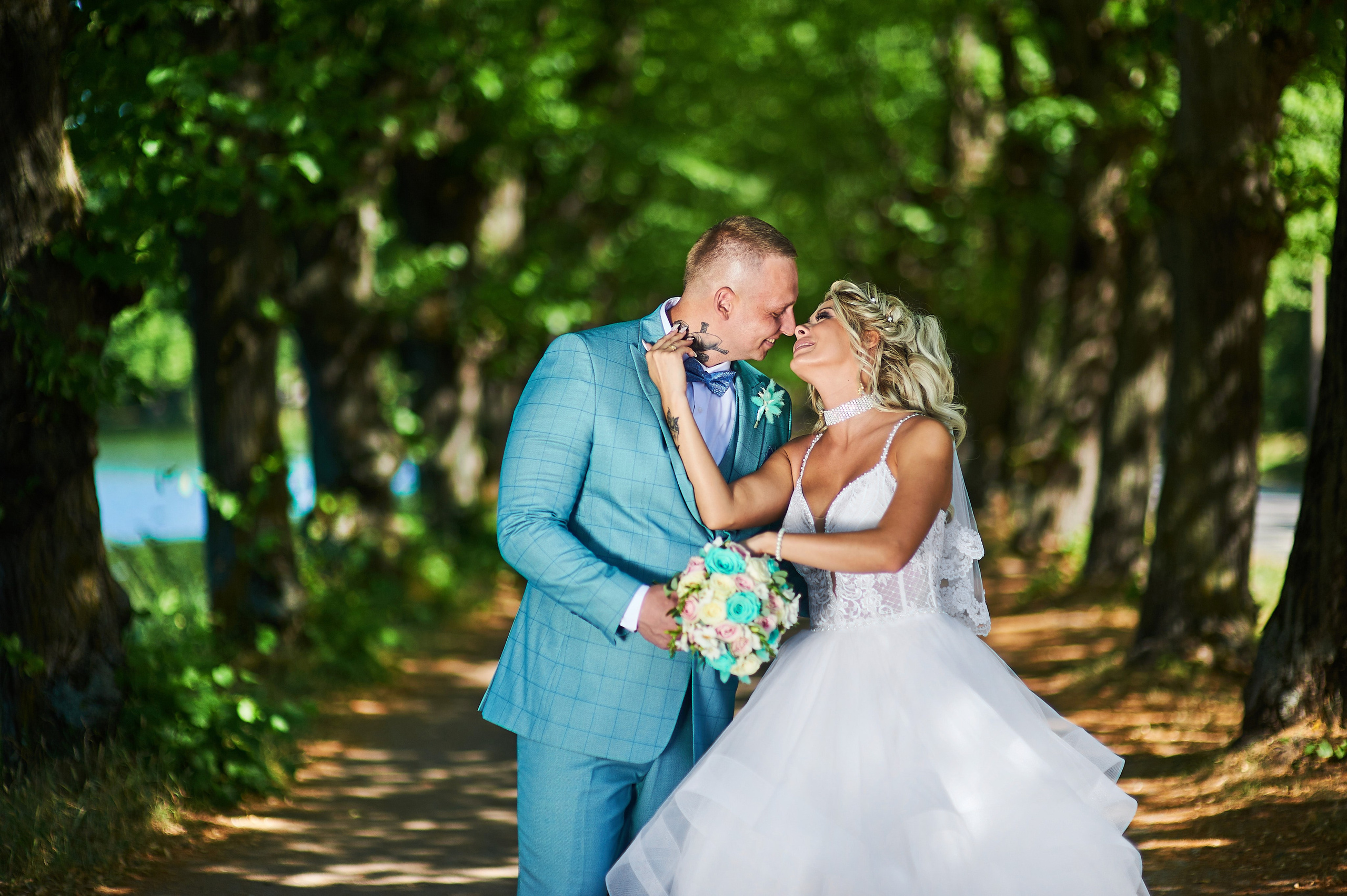 Свадебная прогулка в Петергофе. Портретный, семейный и свадебный фотограф в Санкт-Петербурге и в Пушкине Ширяев Денис