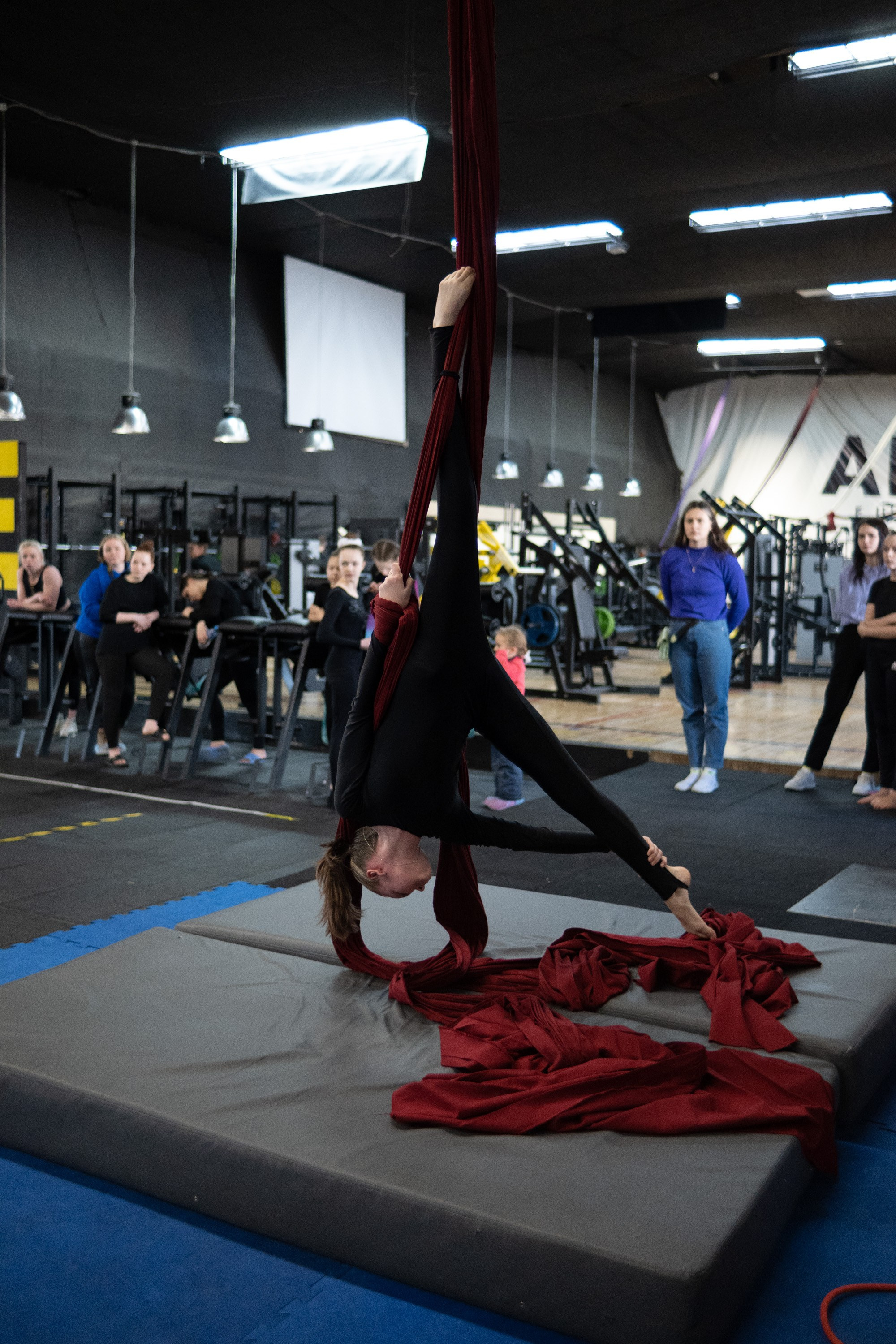 Внутриклубные соревнования по воздушной гимнастике 02.04.23