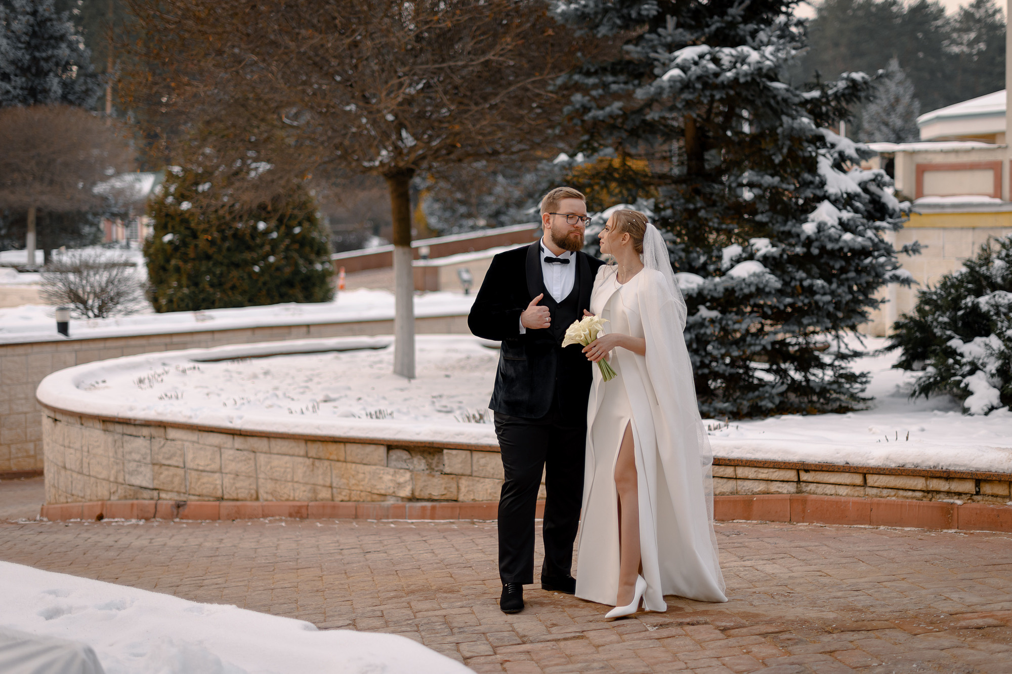 Зимняя свадьба Ангелины и Павла в Москве. Свадебный и индивидуальный фотограф Никита Роут | Москва