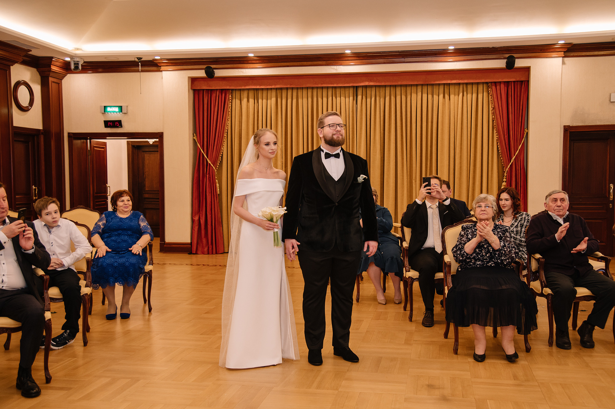 Зимняя свадьба Ангелины и Павла в Москве. Свадебный и индивидуальный фотограф Никита Роут | Москва