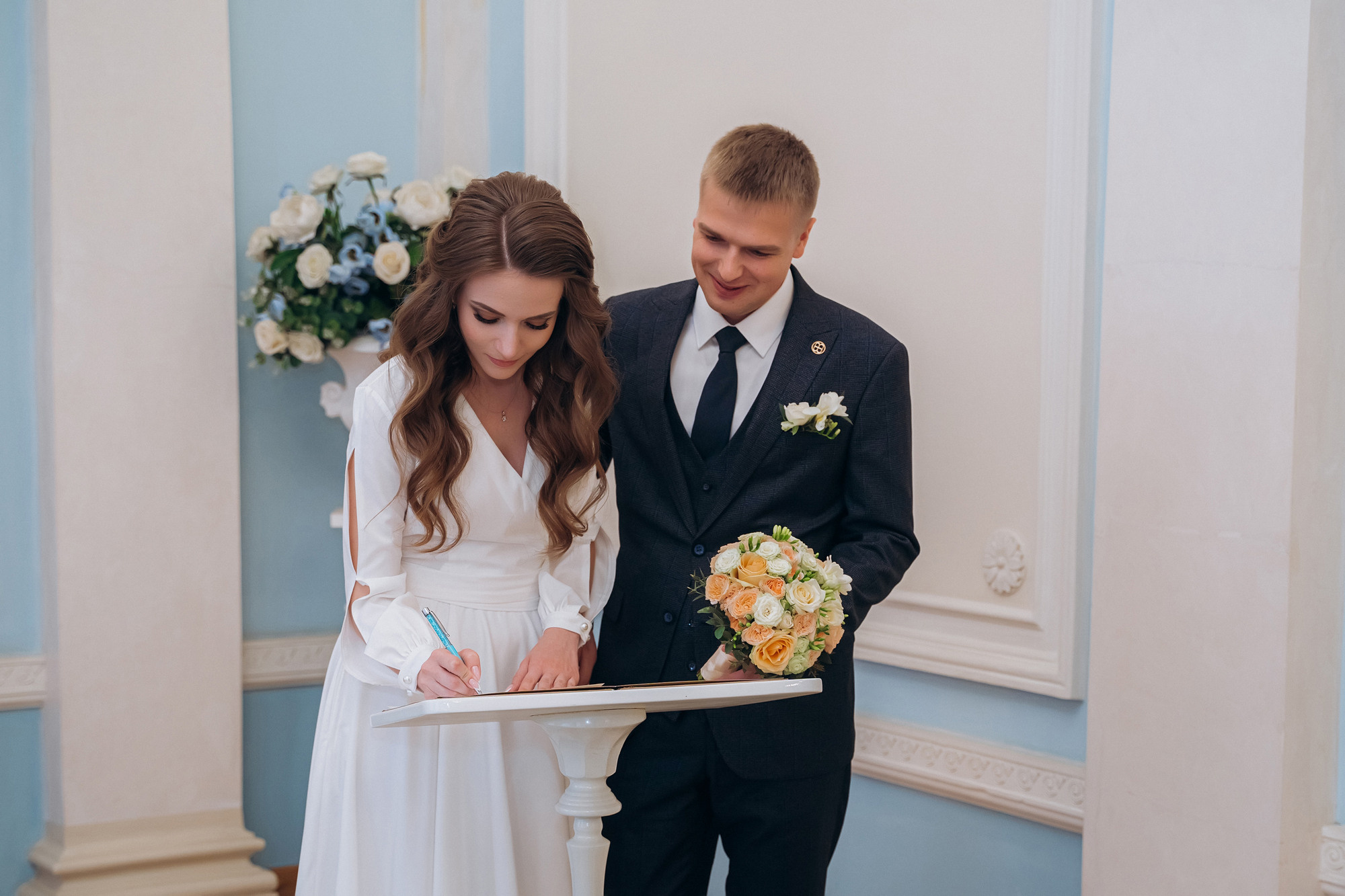 Сергей и Екатерина — Роспись. Фотограф беременных в СПб — Елена Александрова