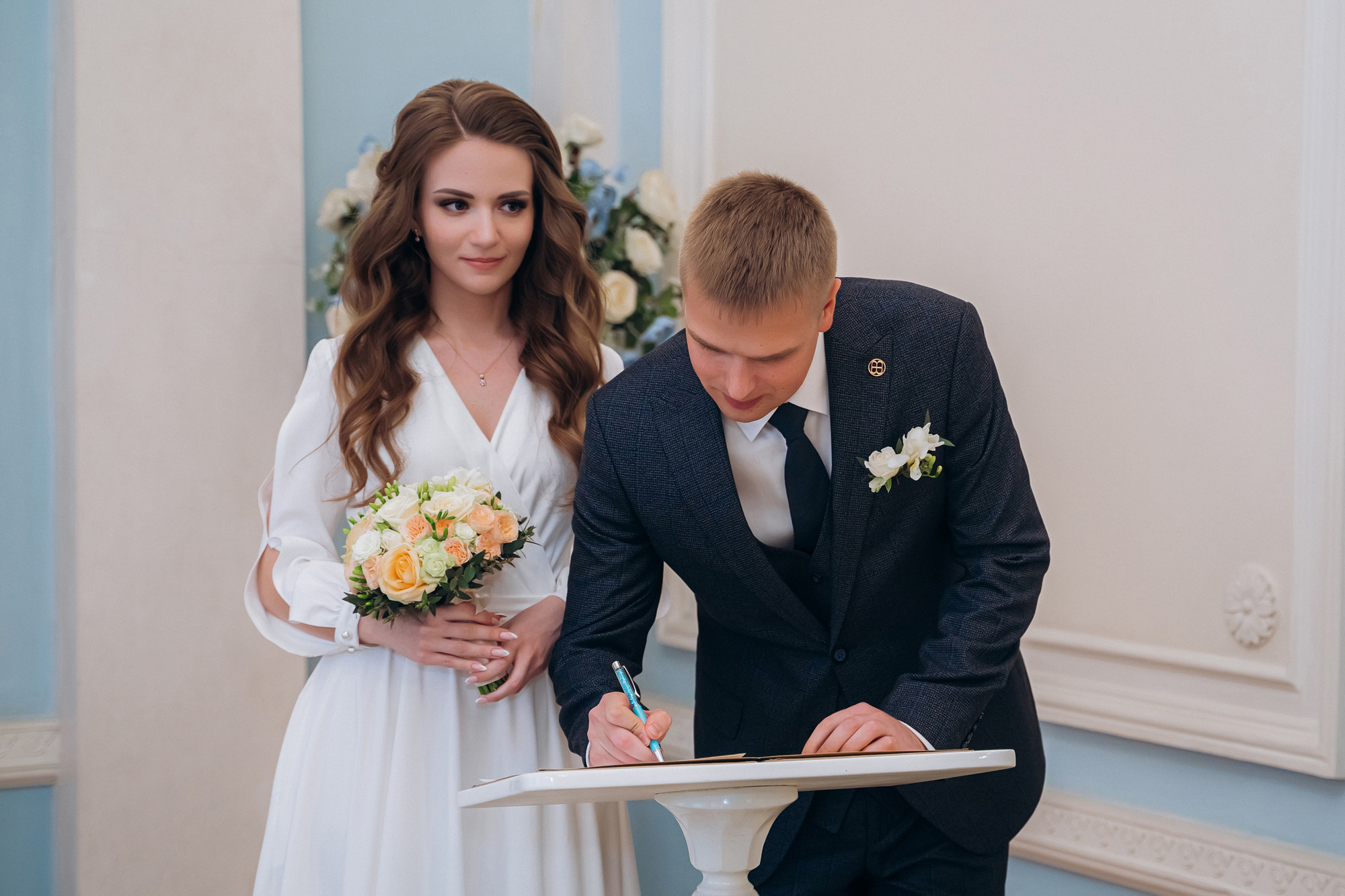 Сергей и Екатерина — Роспись. Фотограф беременных в СПб — Елена Александрова