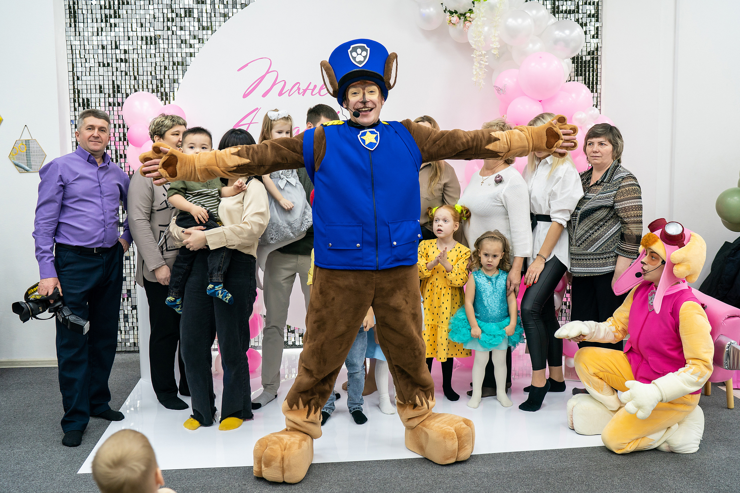 Детский день Рождения Красноярск Аниматоры Щенячий патруль. Фотограф на Крещение и Венчание в Красноярске Рамазанова Юлия