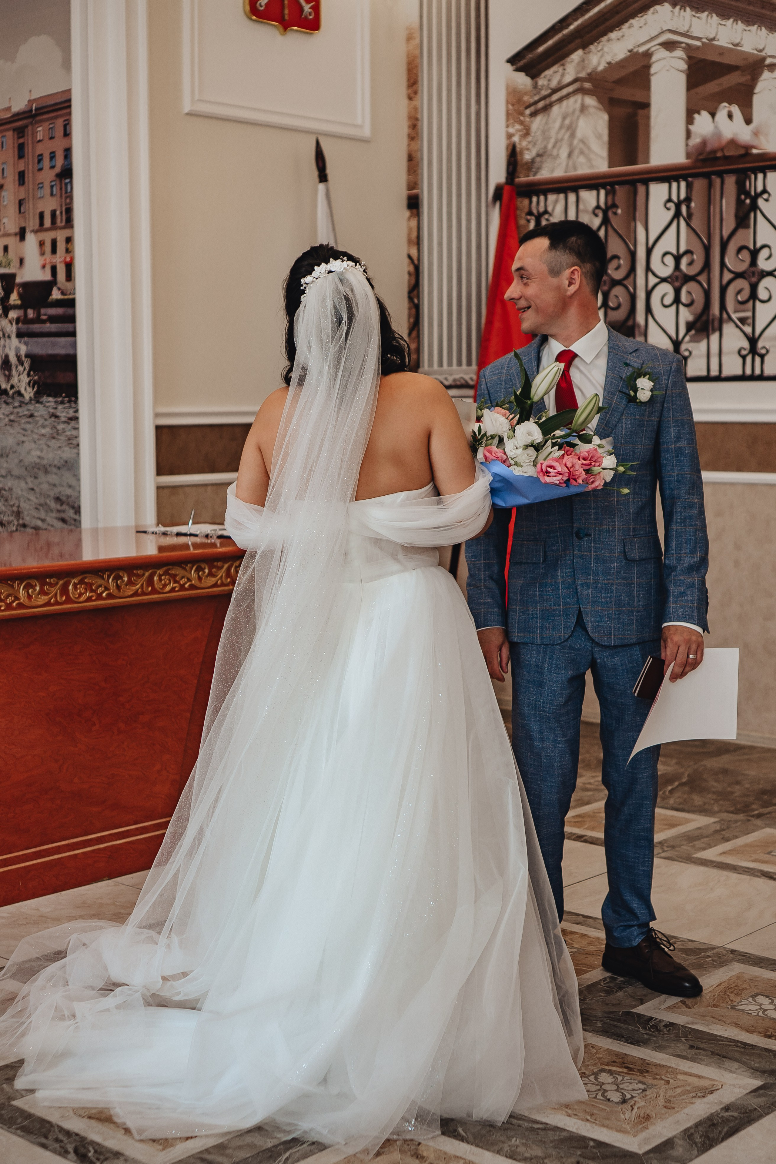 СВАДЕБНАЯ СЬЕМКА В ЗАГСЕ НА МОСКОВСКОМ ПРОСПЕКТЕ. Профессиональный фотограф, Санкт-Петербург — Виктория Богомолова