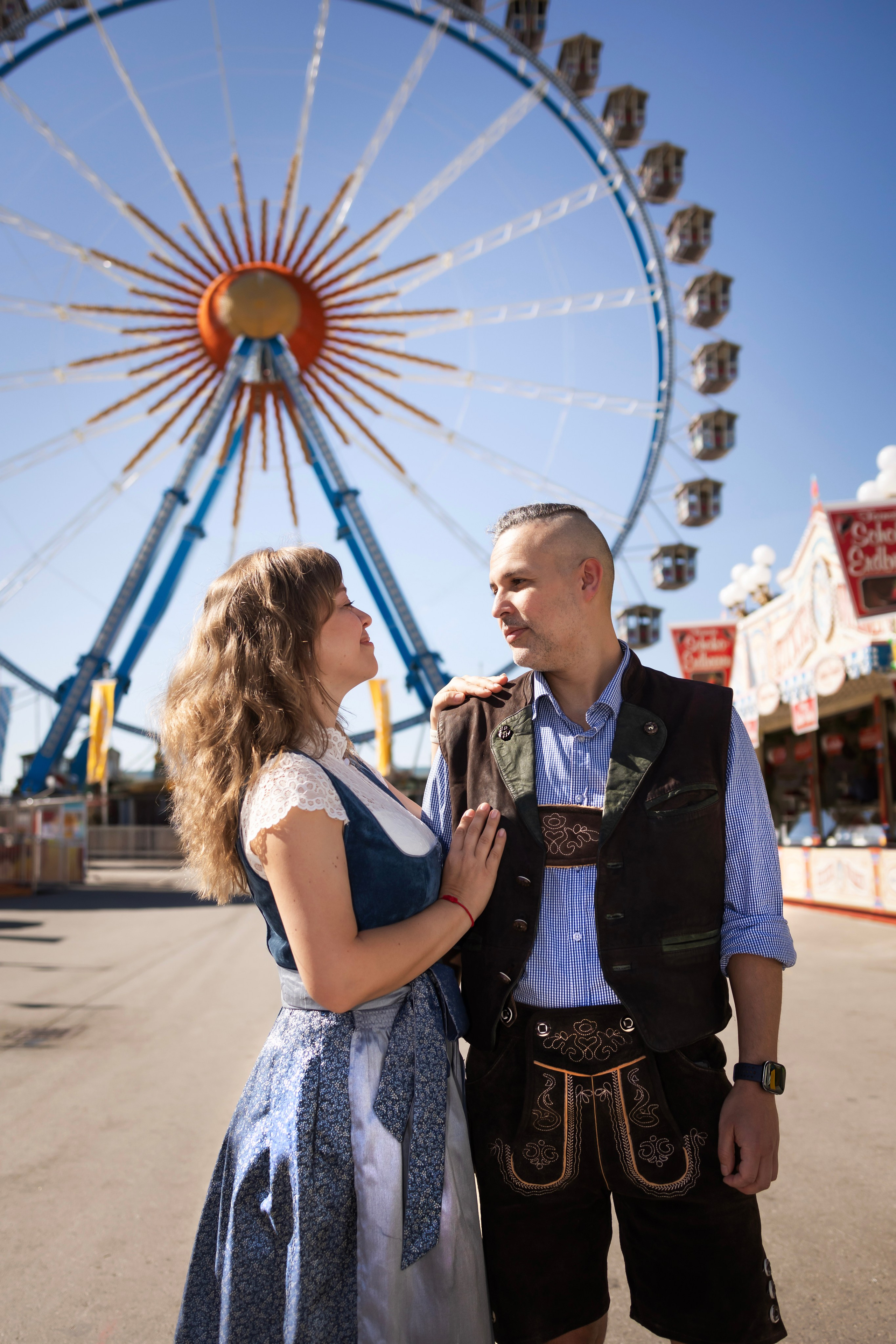 Frühlingsfest. Photographer in Munich