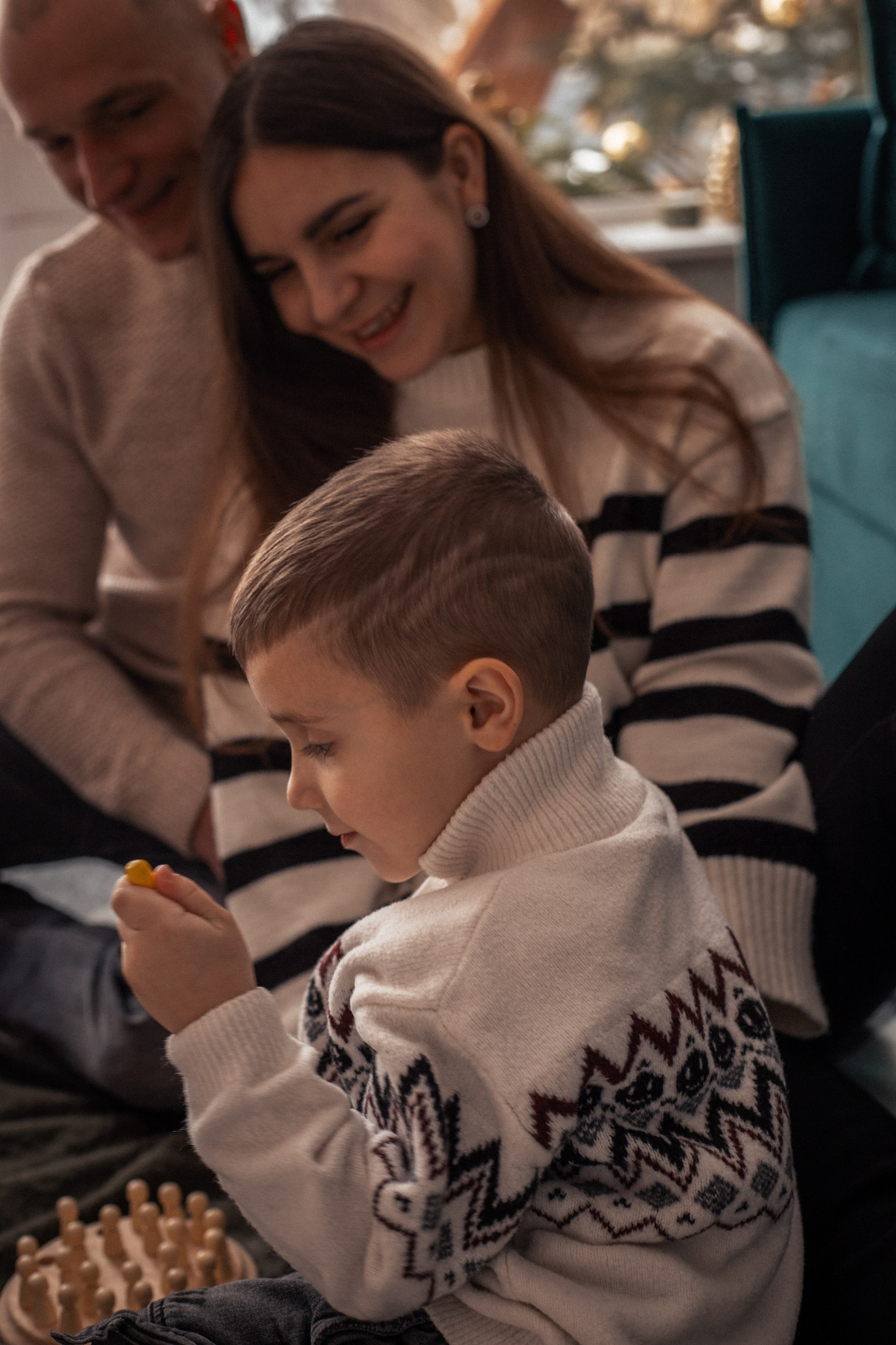 Мария с семьёй