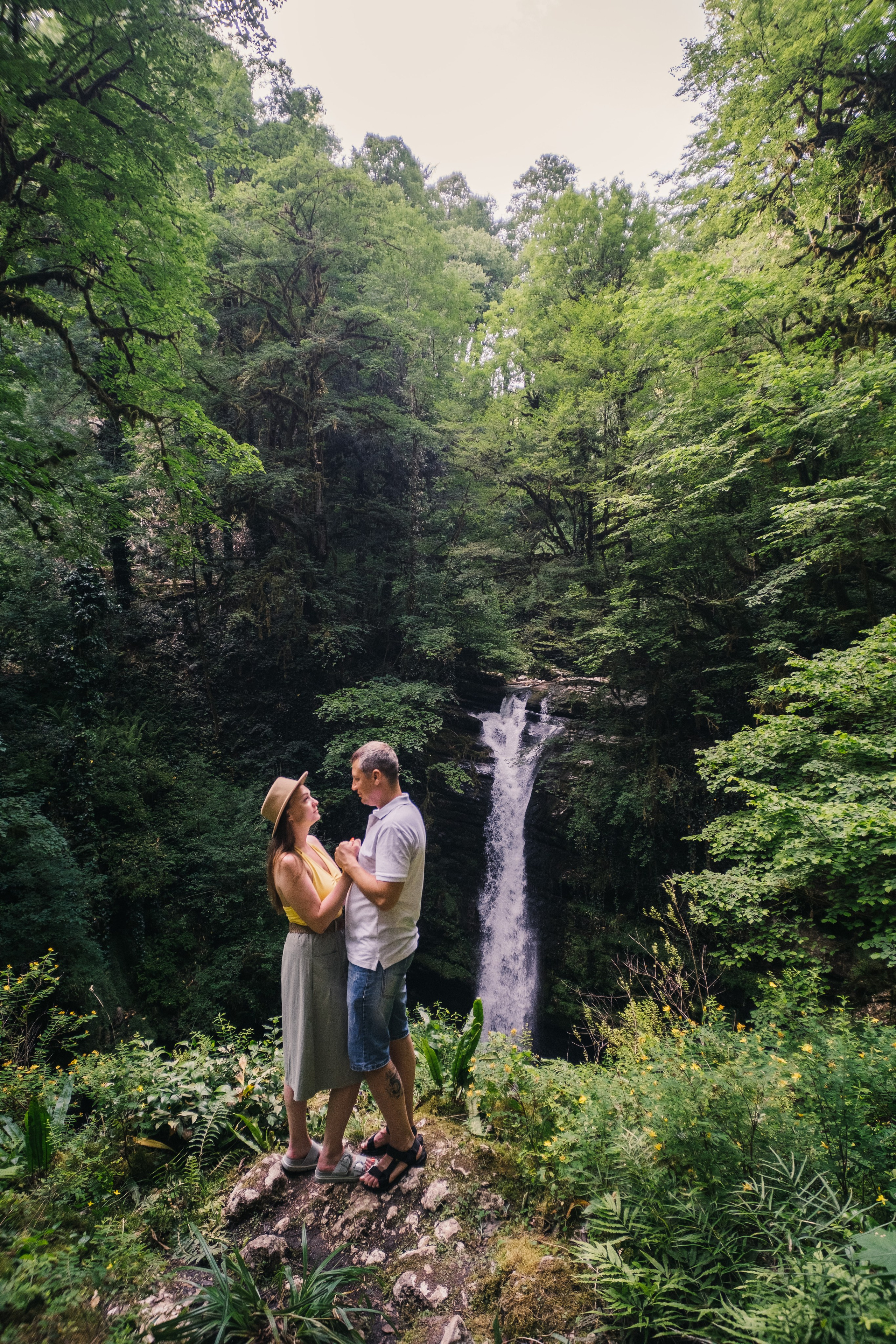 Шубарский водопад. Свадьба в Абхазии|Фотограф в Абхазии