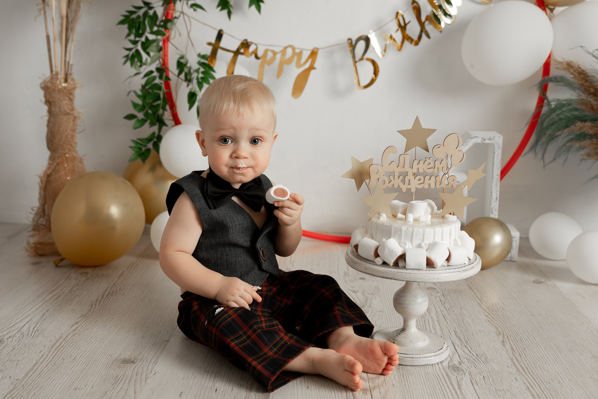 Первый День рождения. Фотограф новорожденных в Нижневартовске Лара Курдюкова