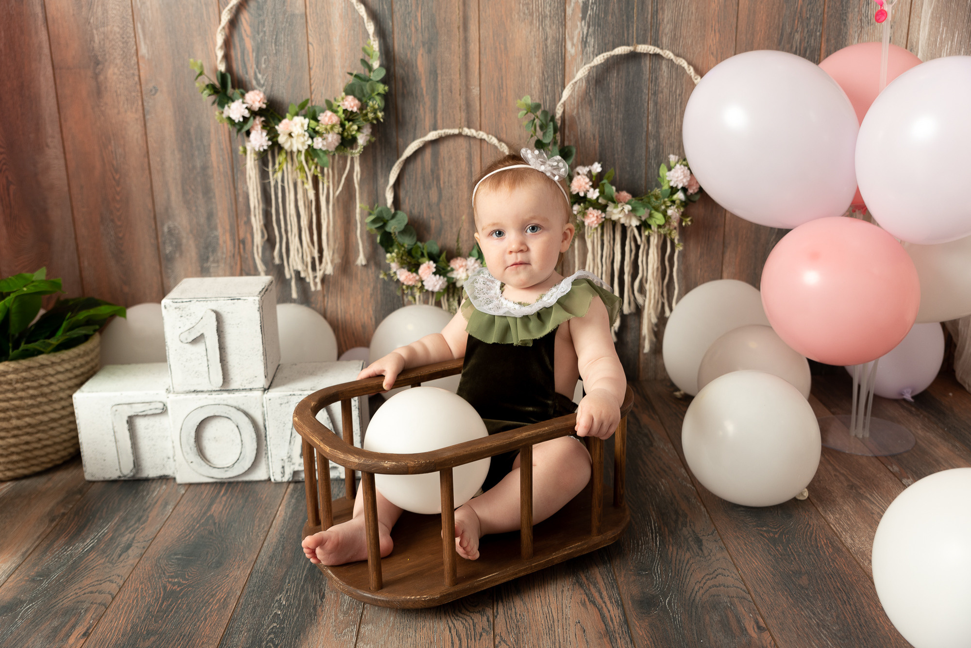 Первый День рождения. Фотограф новорожденных в Нижневартовске Лара Курдюкова