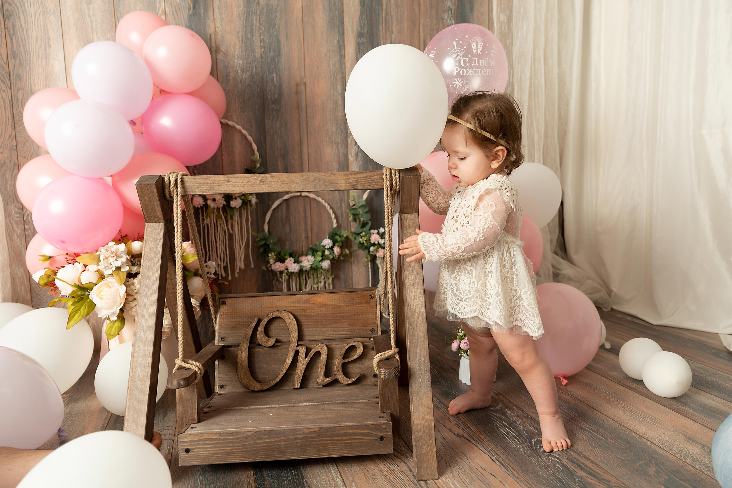 Первый День рождения. Фотограф новорожденных в Нижневартовске Лара Курдюкова