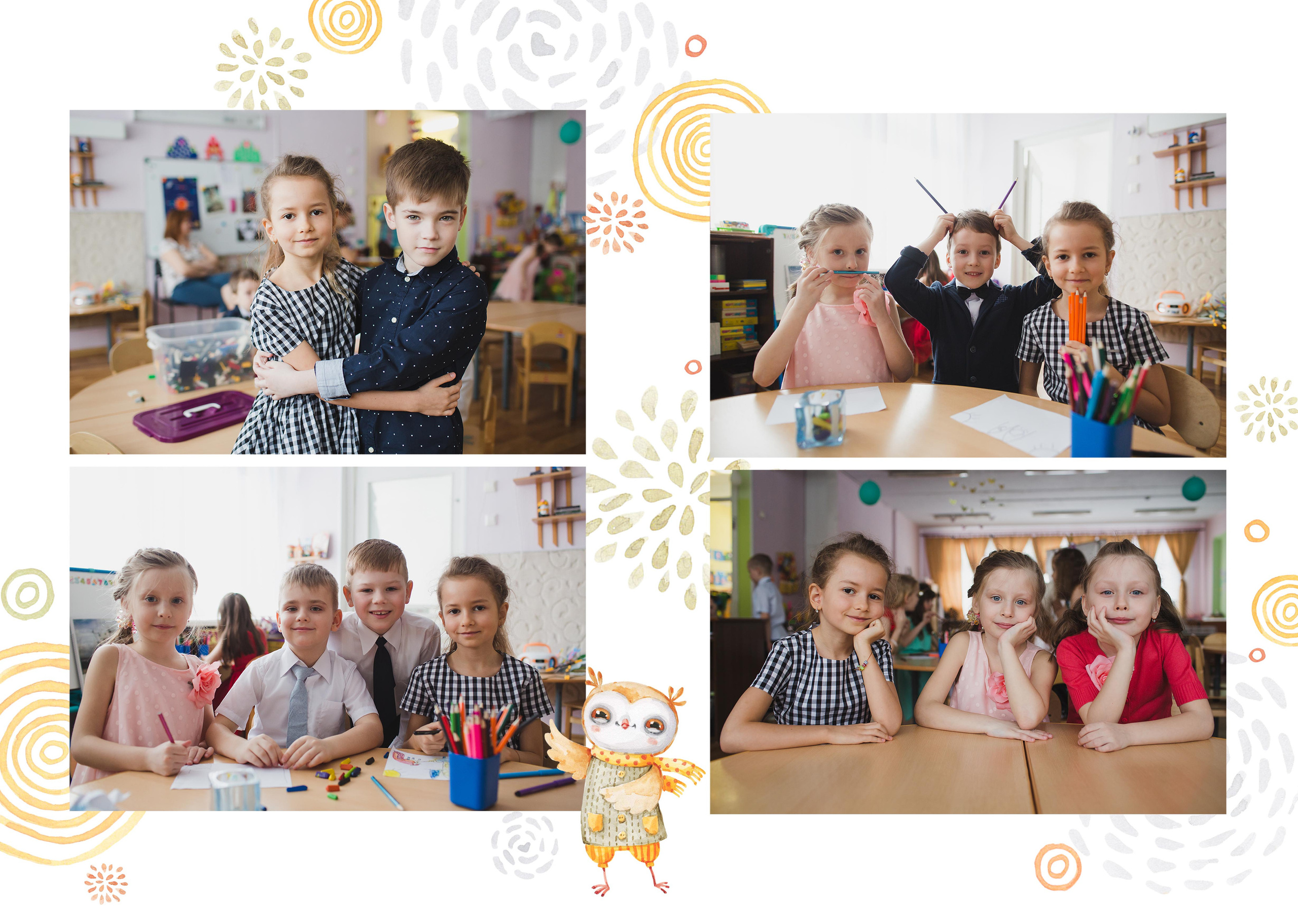 «Совушки» альбом в ДС. Детский, семейный фотограф в Южно-Сахалинске, Невельске и Холмске