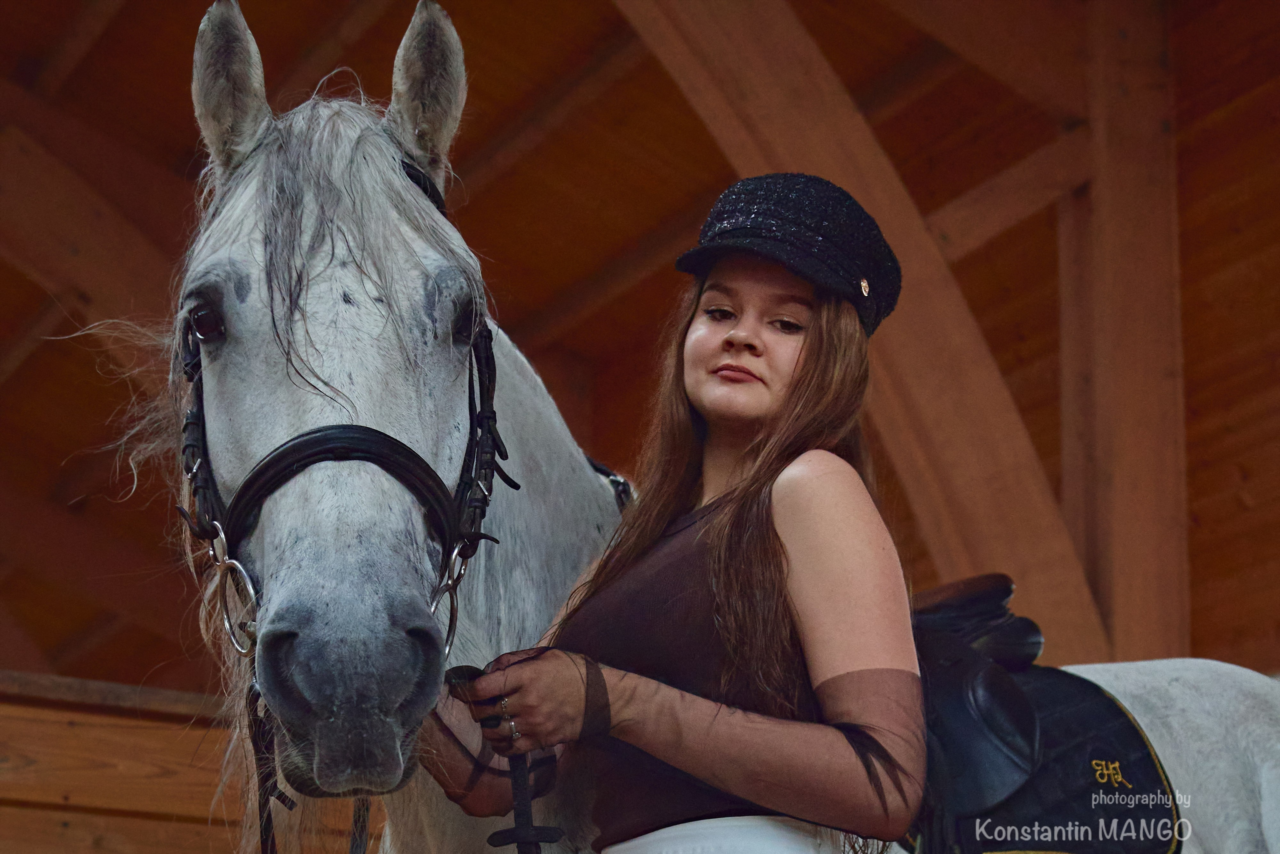 Фотопрогулка для Виктории и Полины на лошадях. Фотограф в Рязани. Свадьба, семейное фото, портрет. Константин Манго