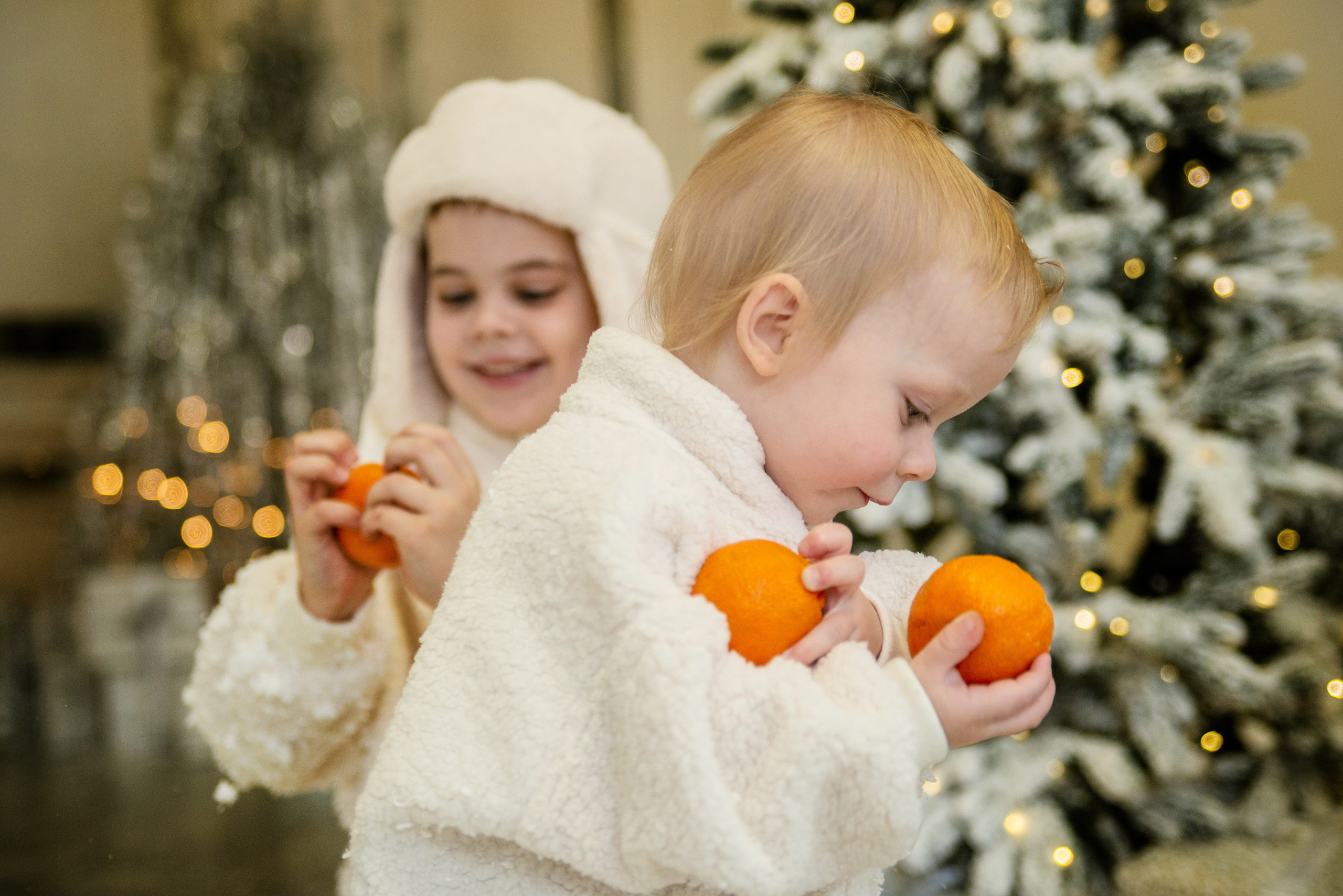 Дети в снежной студии. Фотограф и дизайнер в Москве Екатерина Лобачева
