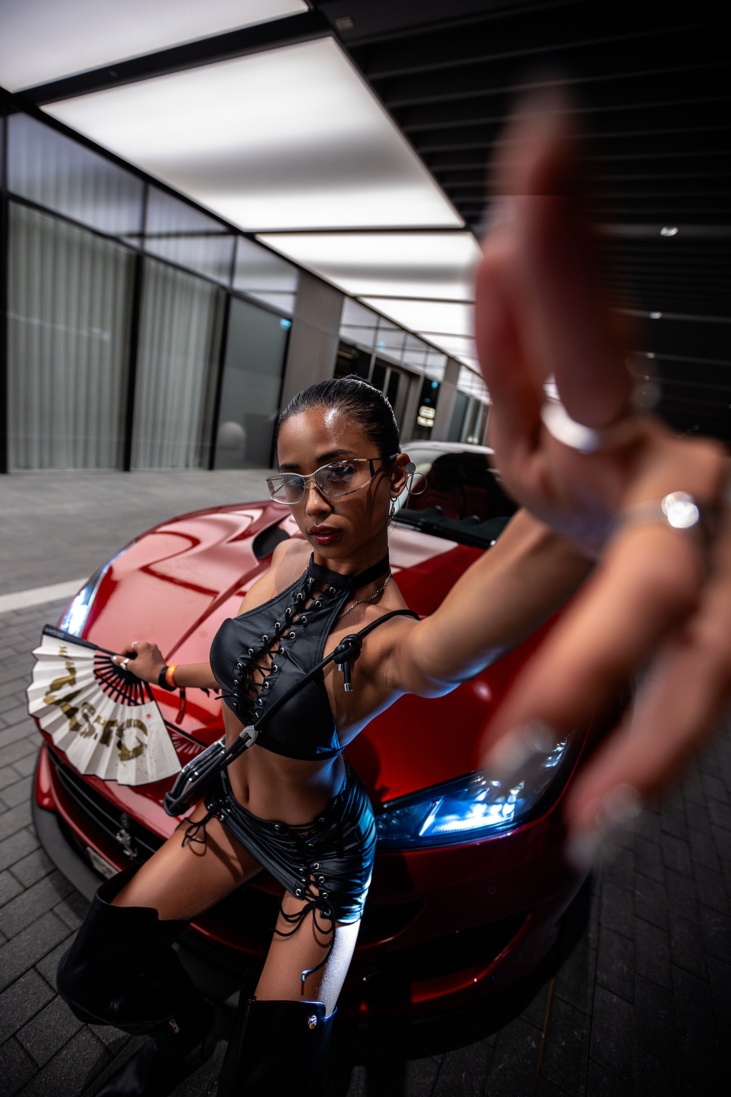 Fashion & Lifestyle Photoshoot in Dubai — Model Photography with Ferrari. Evgen Yatsenko — Photographer in Dubai