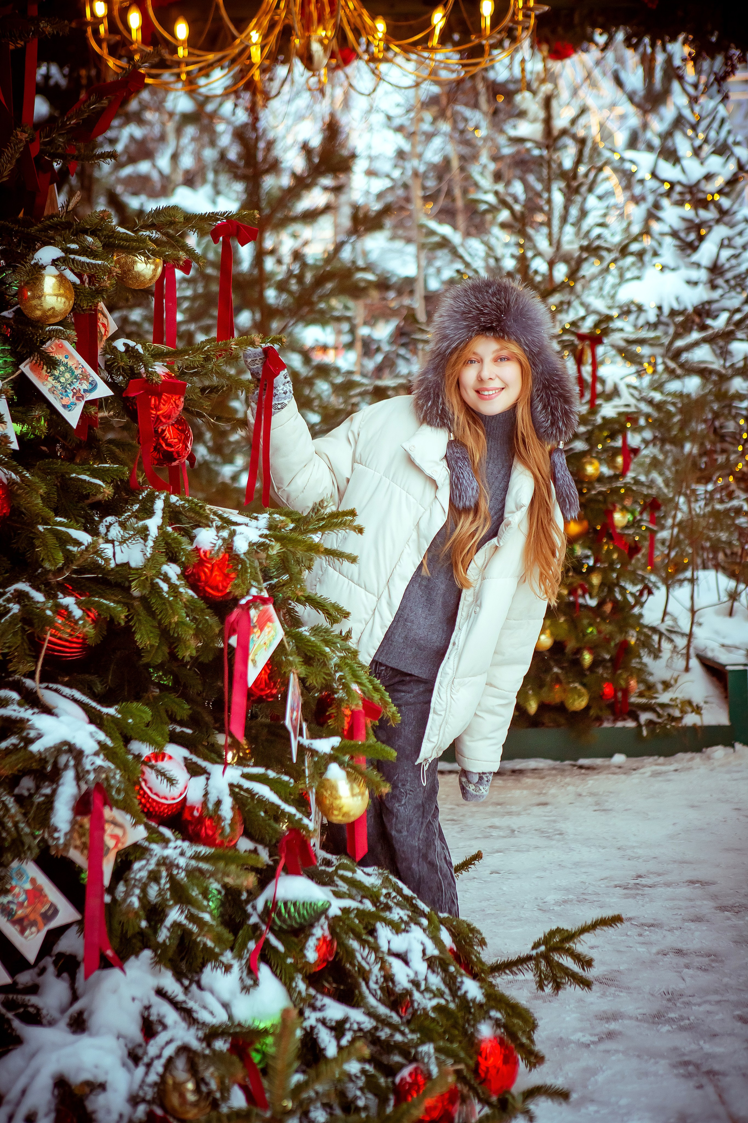 Новогодняя Москва. Алиса. Фотограф Мария Кольцова