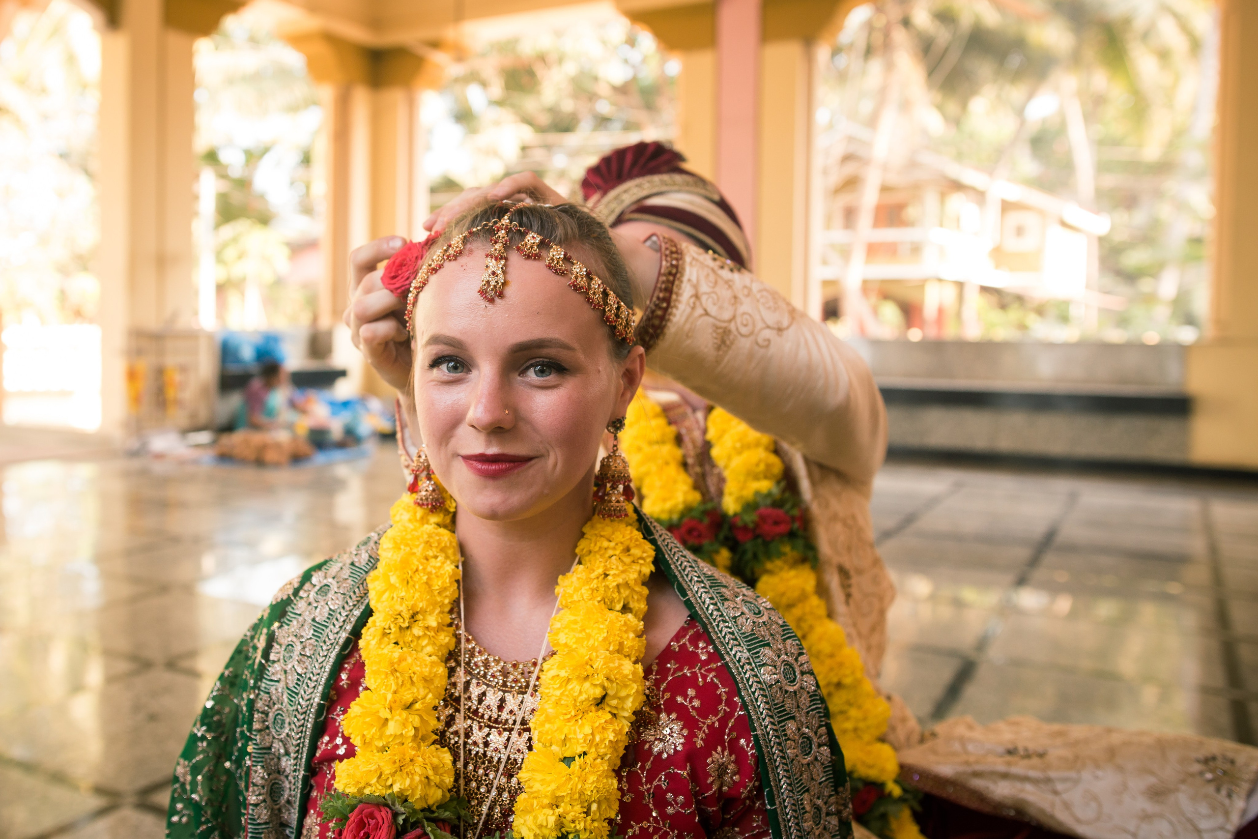 Церемония в индийском храме