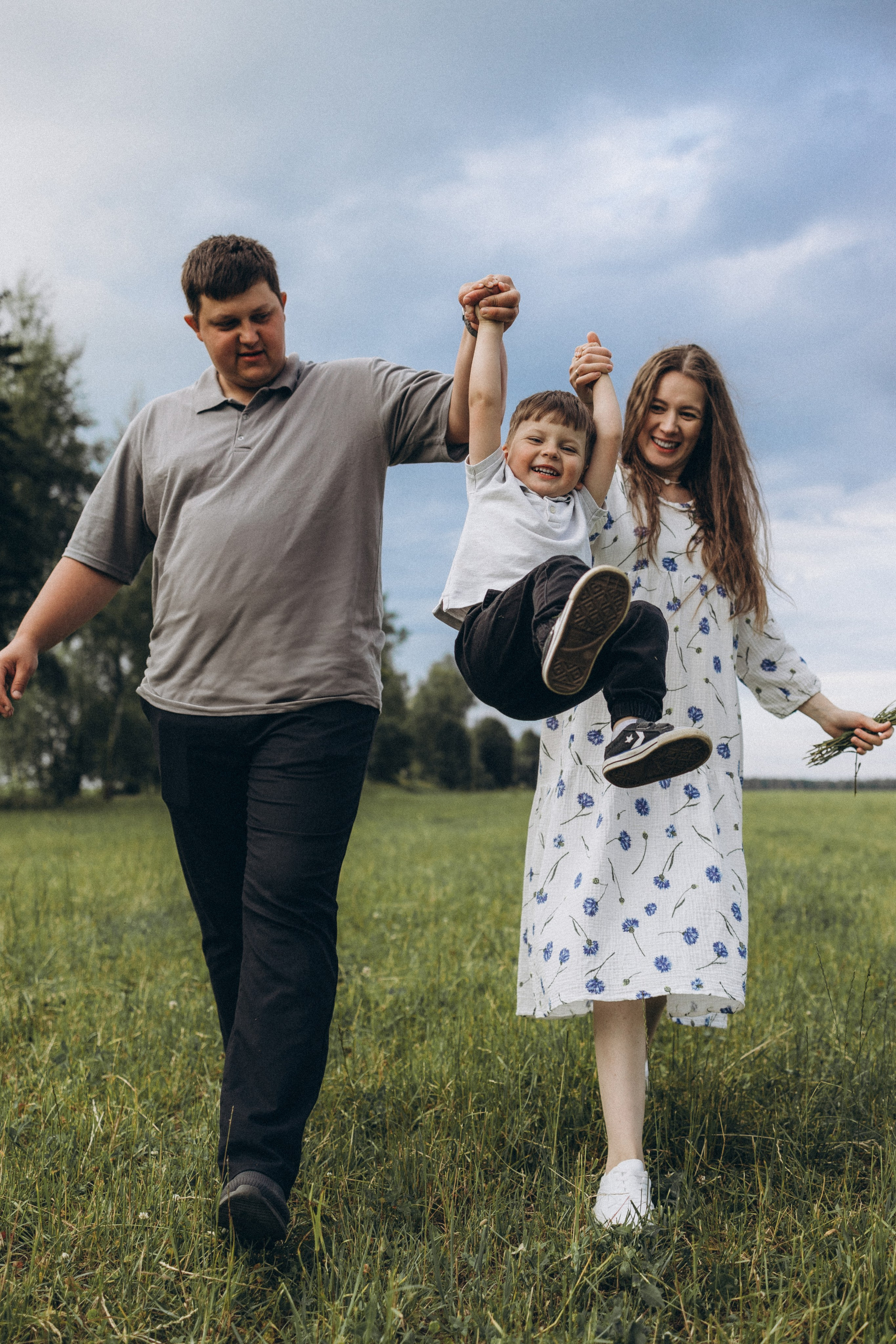 Ксюша, Вадим и Кирюша. Фотограф Елена Рябцева