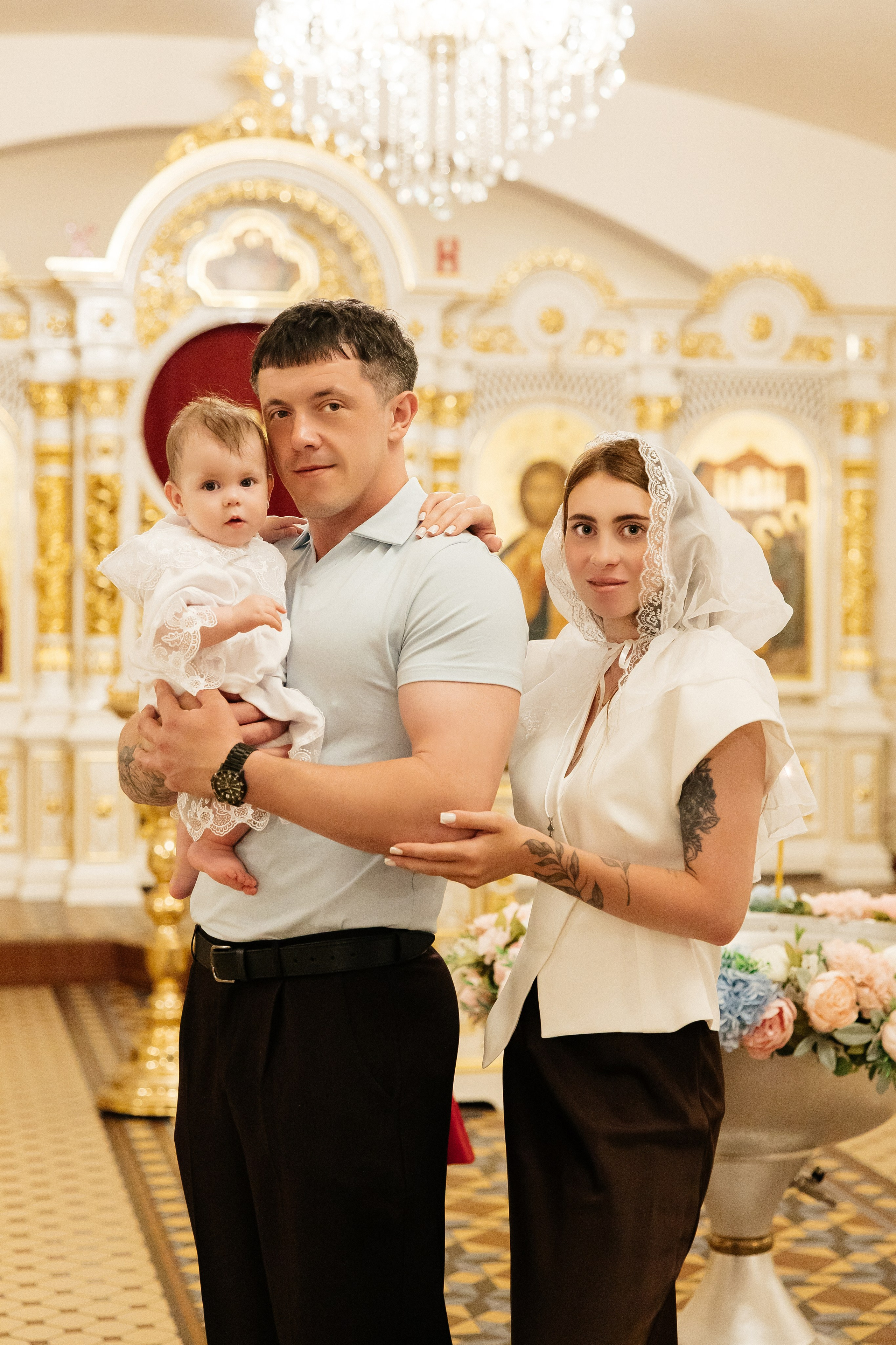 Таинство Крещения Киры. храм покрова премвятой богородицы. Семейный фотограф в Рязани и Рязанской области