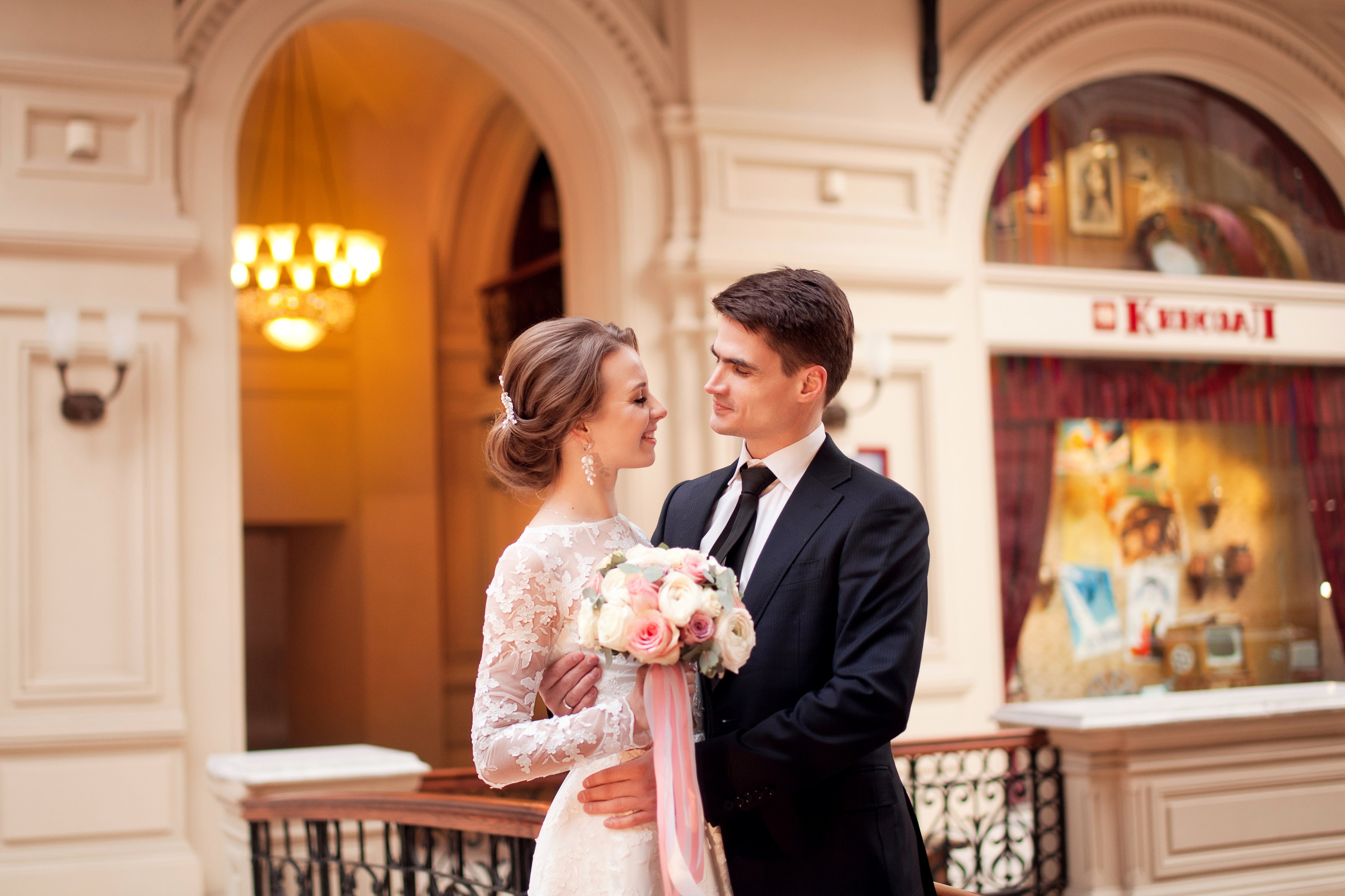 Владимир и Марина Грибоедовский ЗАГС. Семейный и свадебный фотограф Москва Канделаки Ольга
