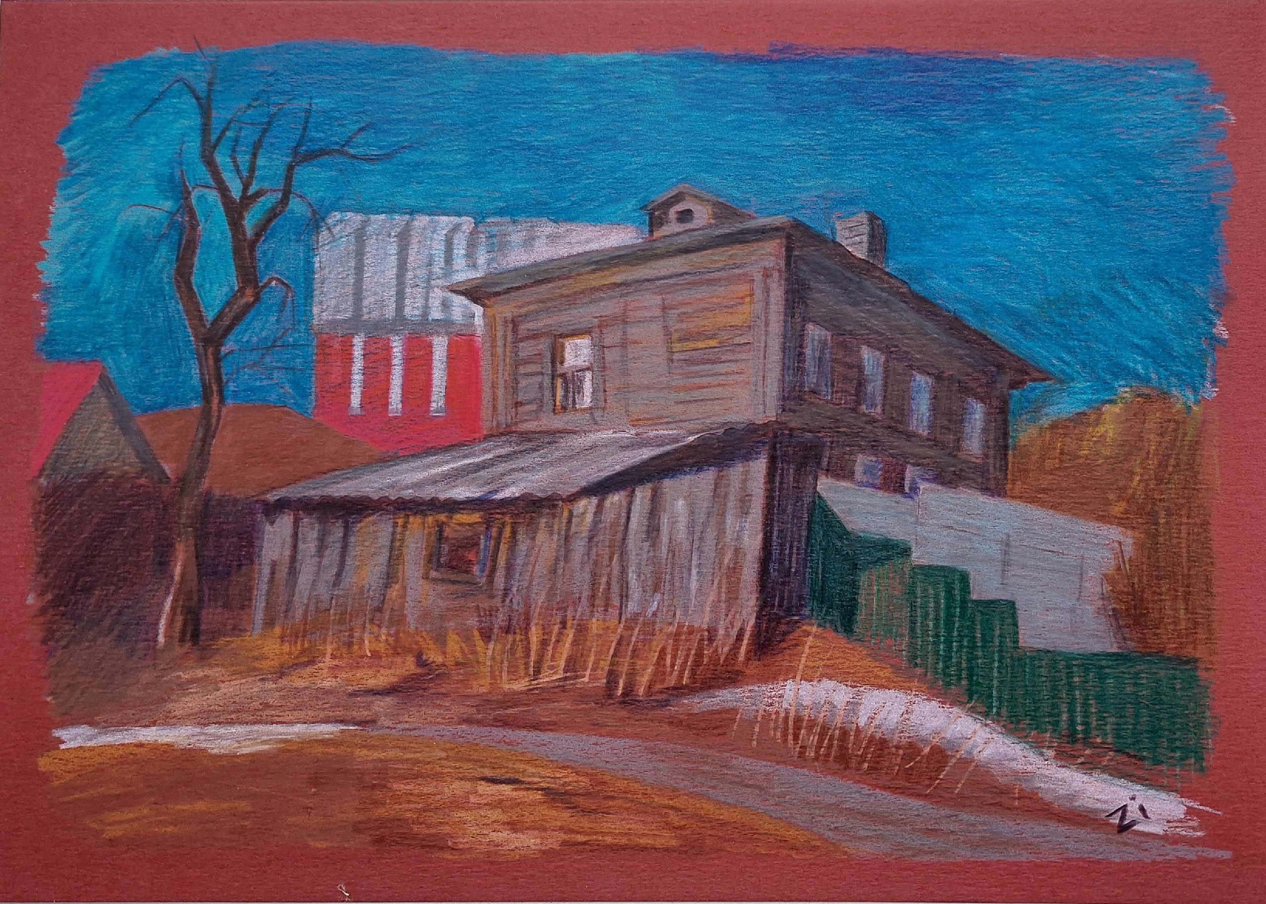 Цветные карандаши, пастель