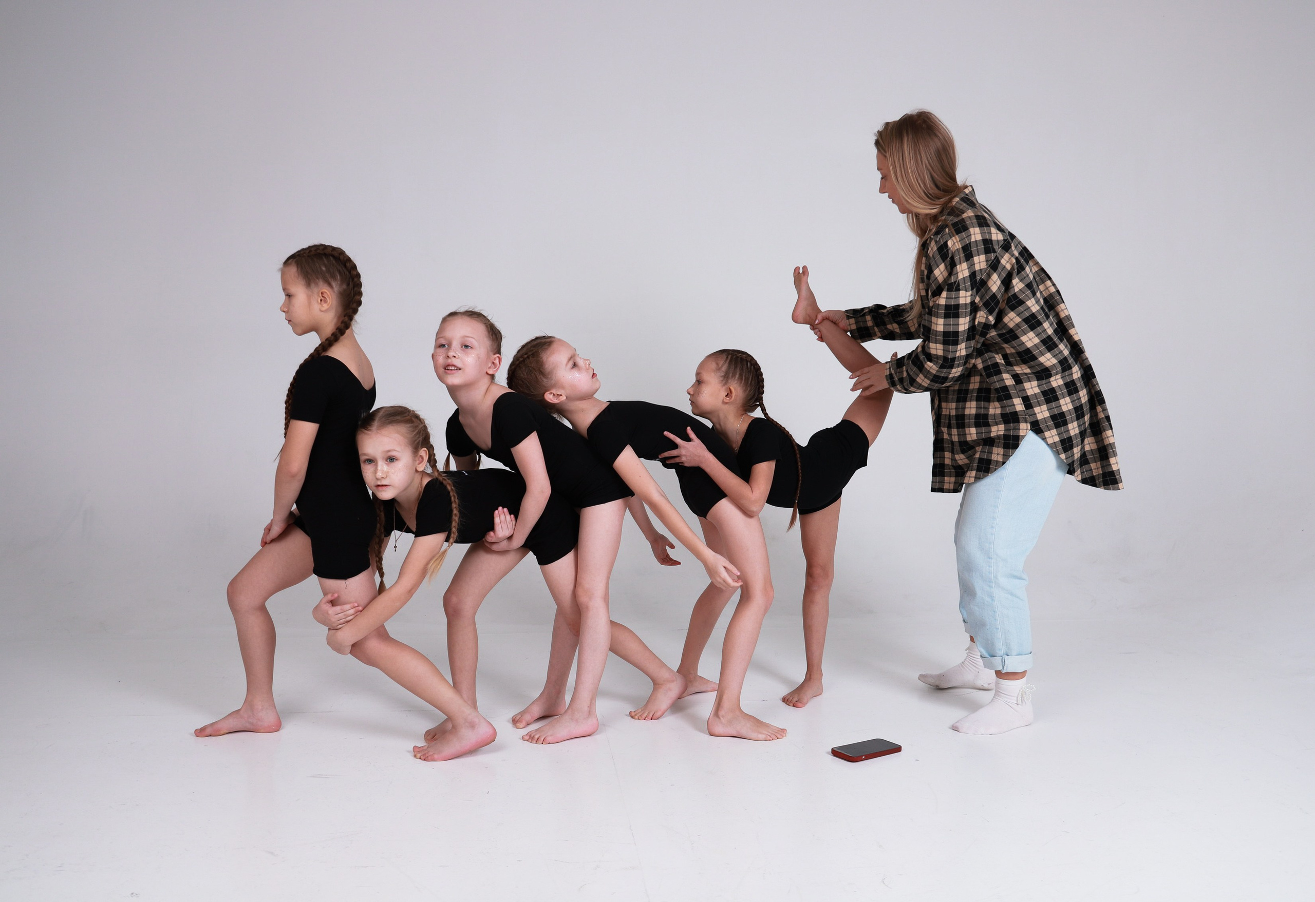 Сьемка на циклорамме. Фотограф Юлия Мальцева