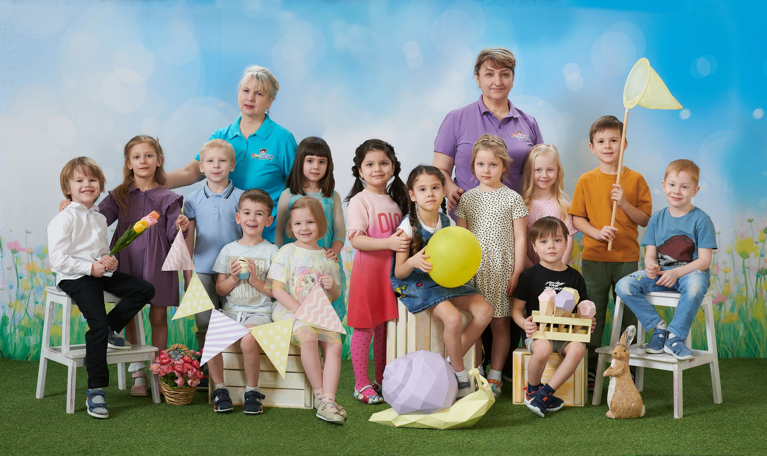 Групповые фотографии. Выпускные альбомы для детского сада, школы — Москва и область | Апрель Фото