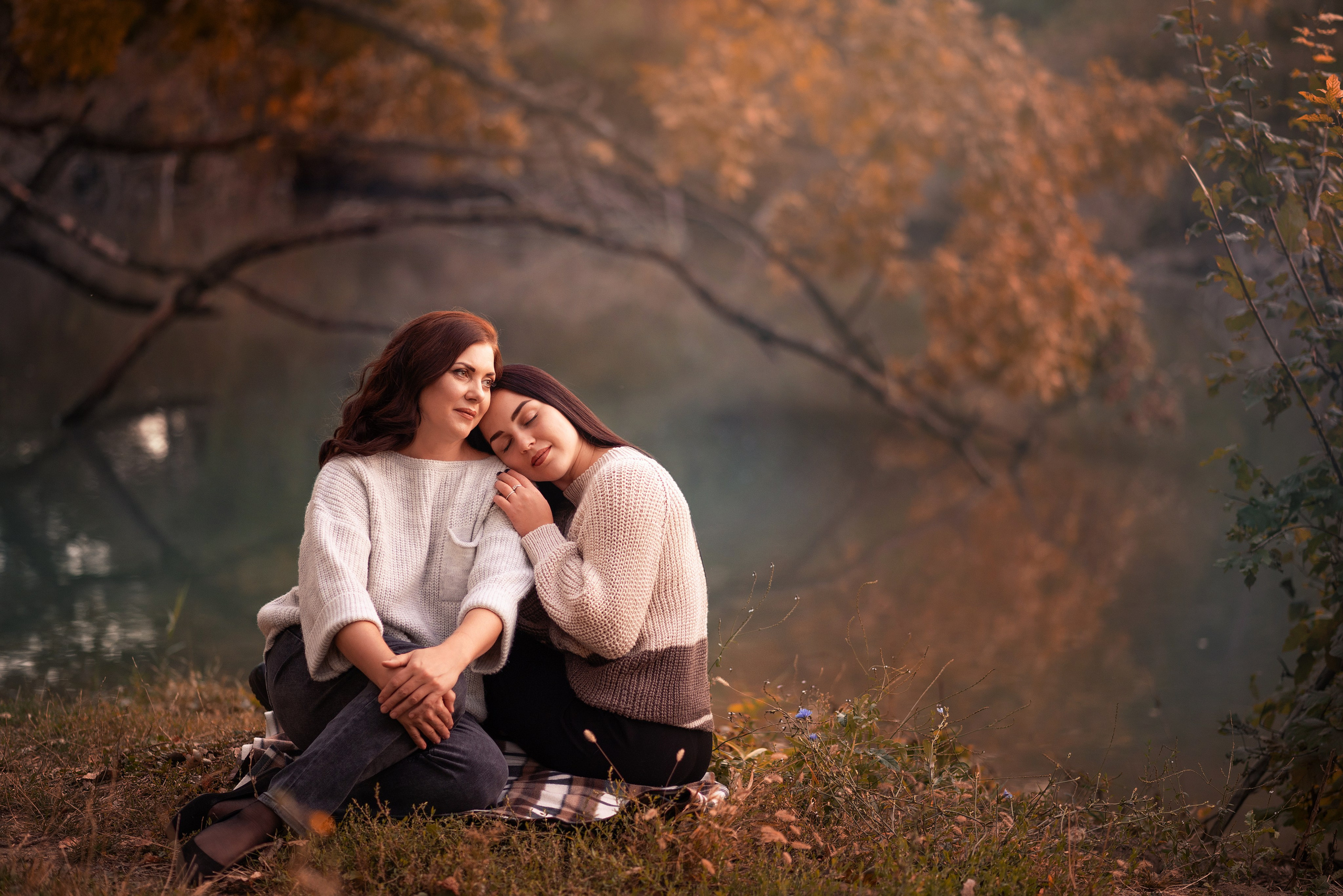 Мама и дочь (Осень). Семейный фотограф в Краснодаре