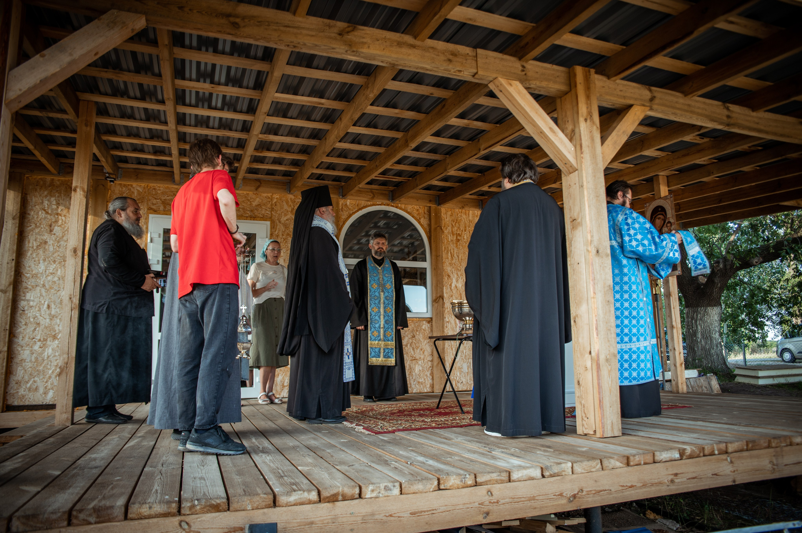 Освещение купола в храме Казанской иконы Божьей Матери х. Закутский. Церковный, семейный и репортажный фотограф Волгоград, Волжский