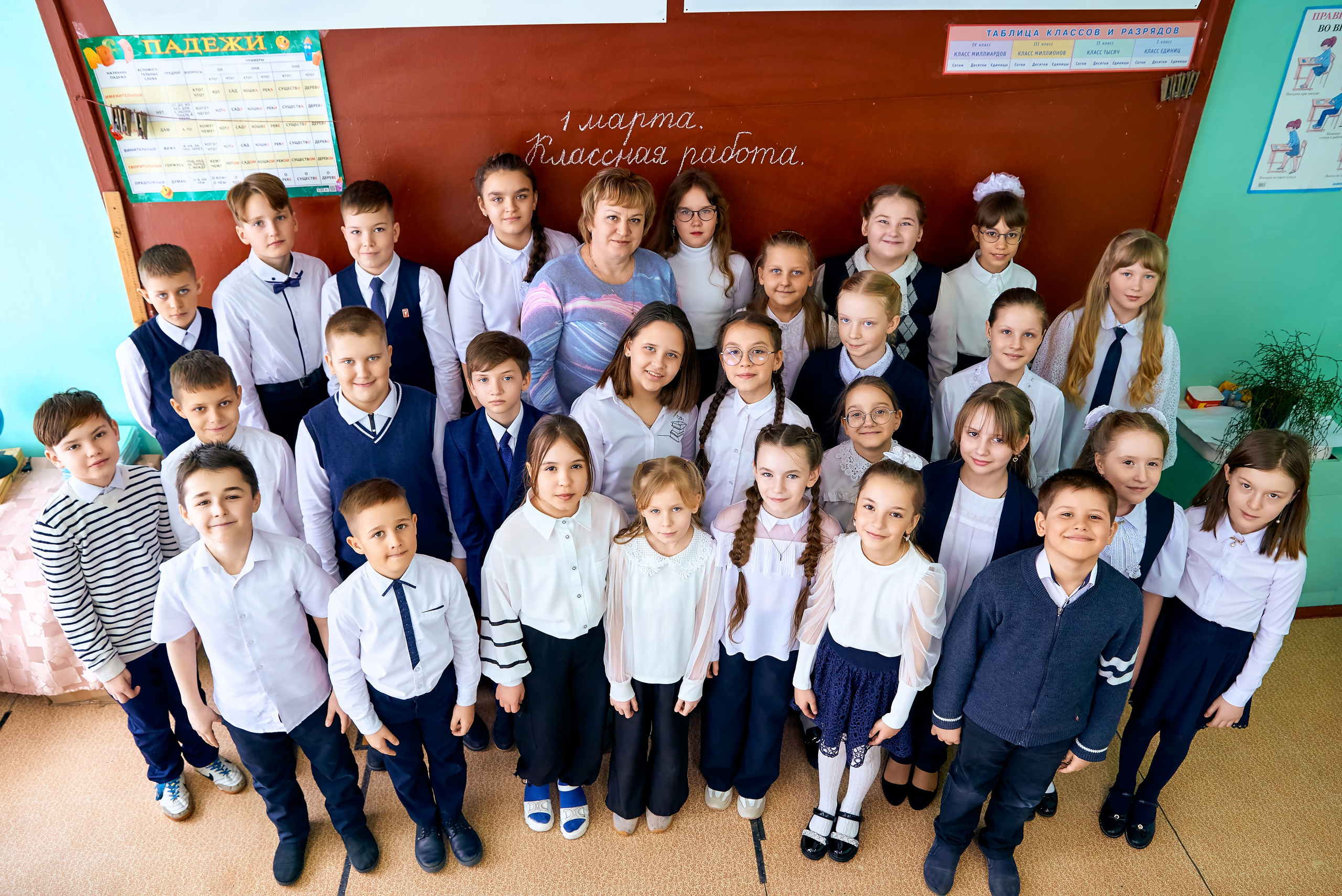 4А класс Хотынецкая СОШ выпуск 2024. Фотограф в Орле Павел Черкасов