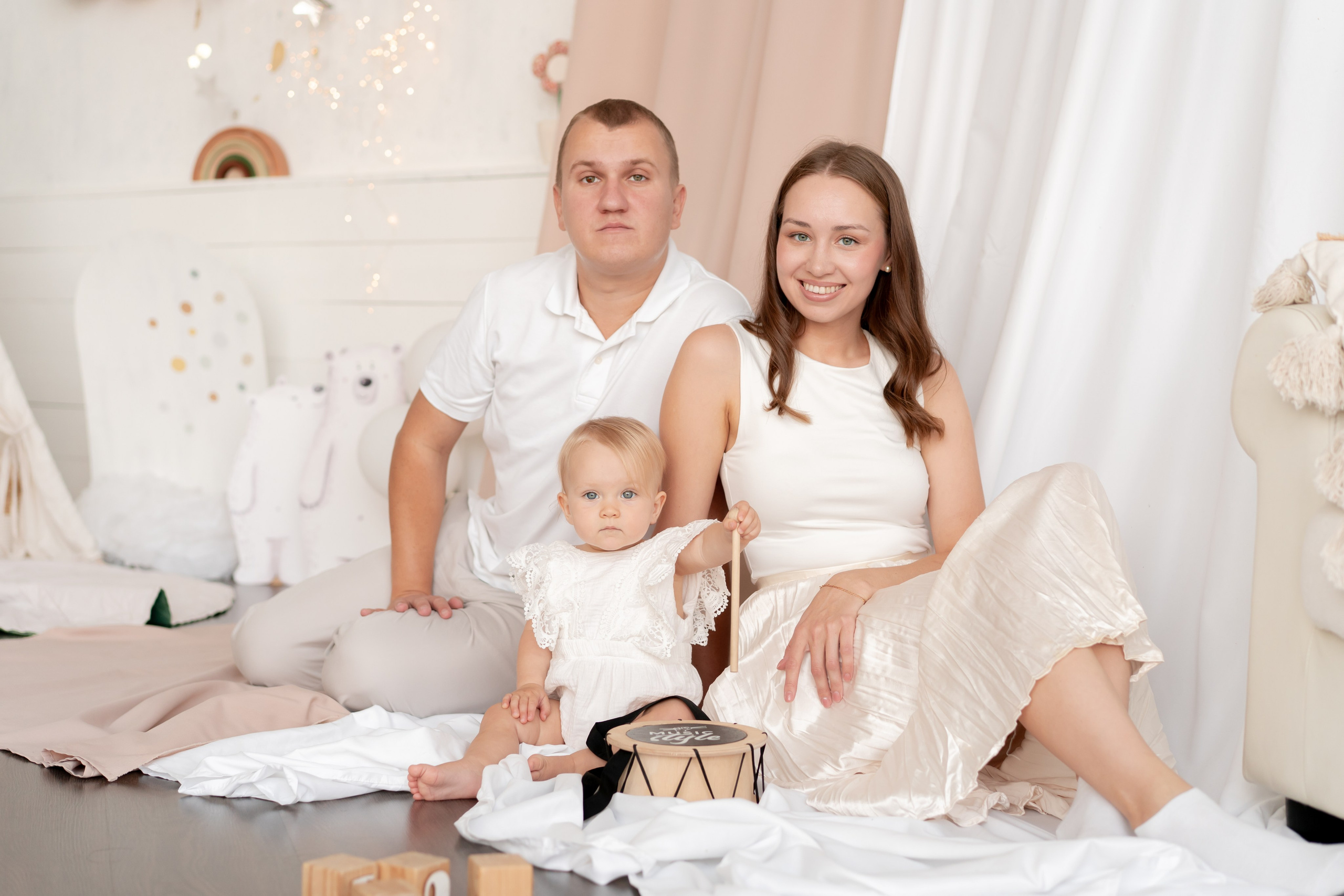 Евочке 1 годик!. Детская, семейная фотостудия в Санкт-Петербурге ТЕПЛО