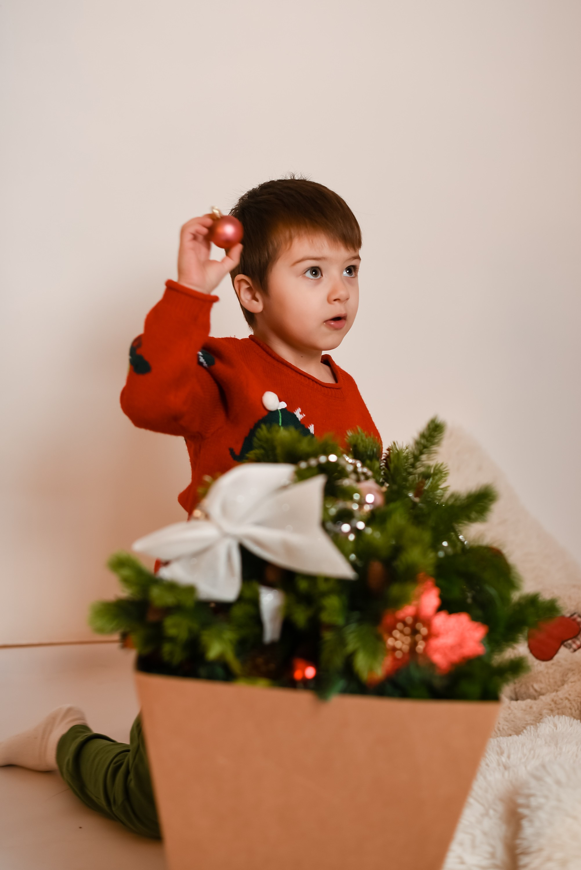 Новогодняя семейная фотосессия 2026 г. Фотограф Тула творческие фотосессии недорого Ольга Ромашина