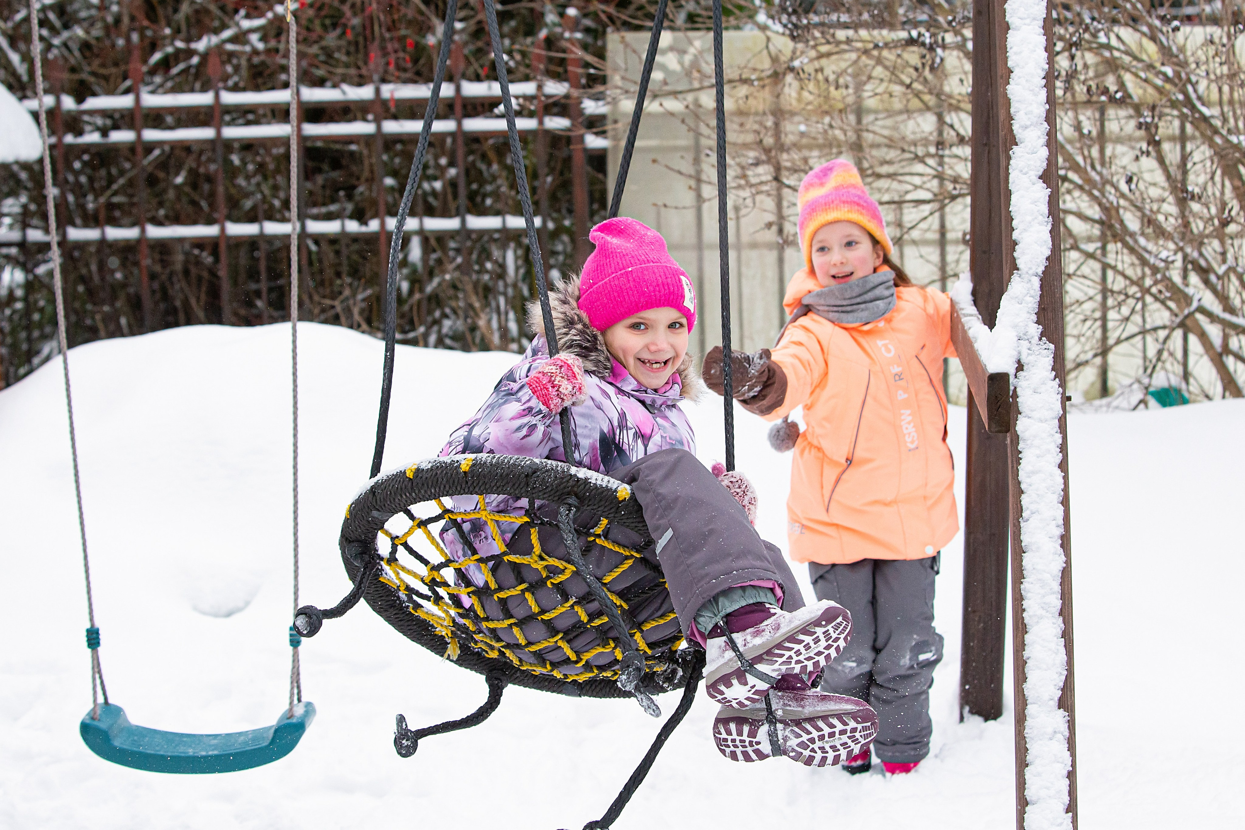 Зима в детском саду. Свадебный, семейный, детский фотограф в Санкт-Петербурге