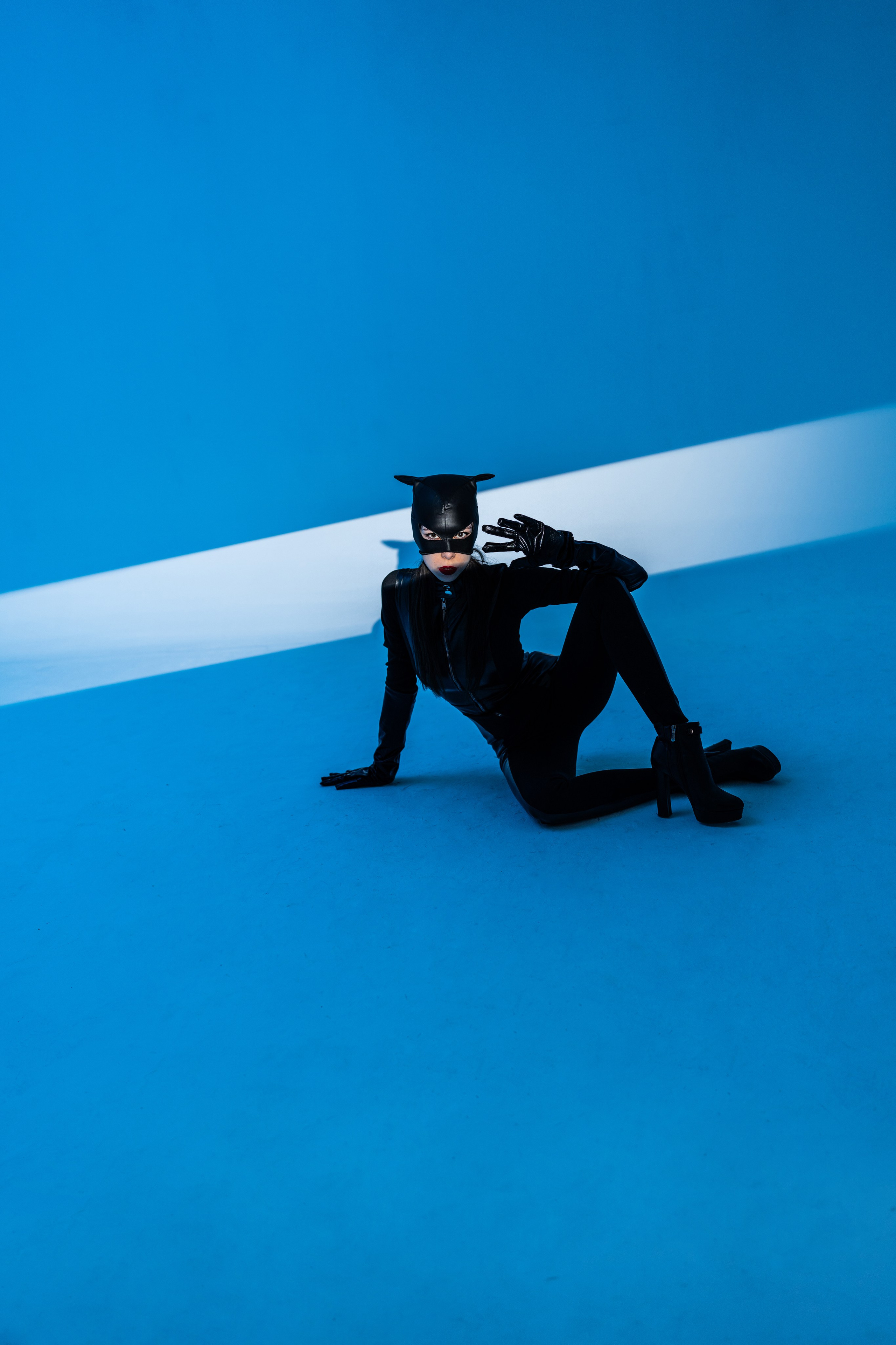 Женщина кошка. Модель Камилла. Свадебный и индивидуальный фотограф Аля Мамакова