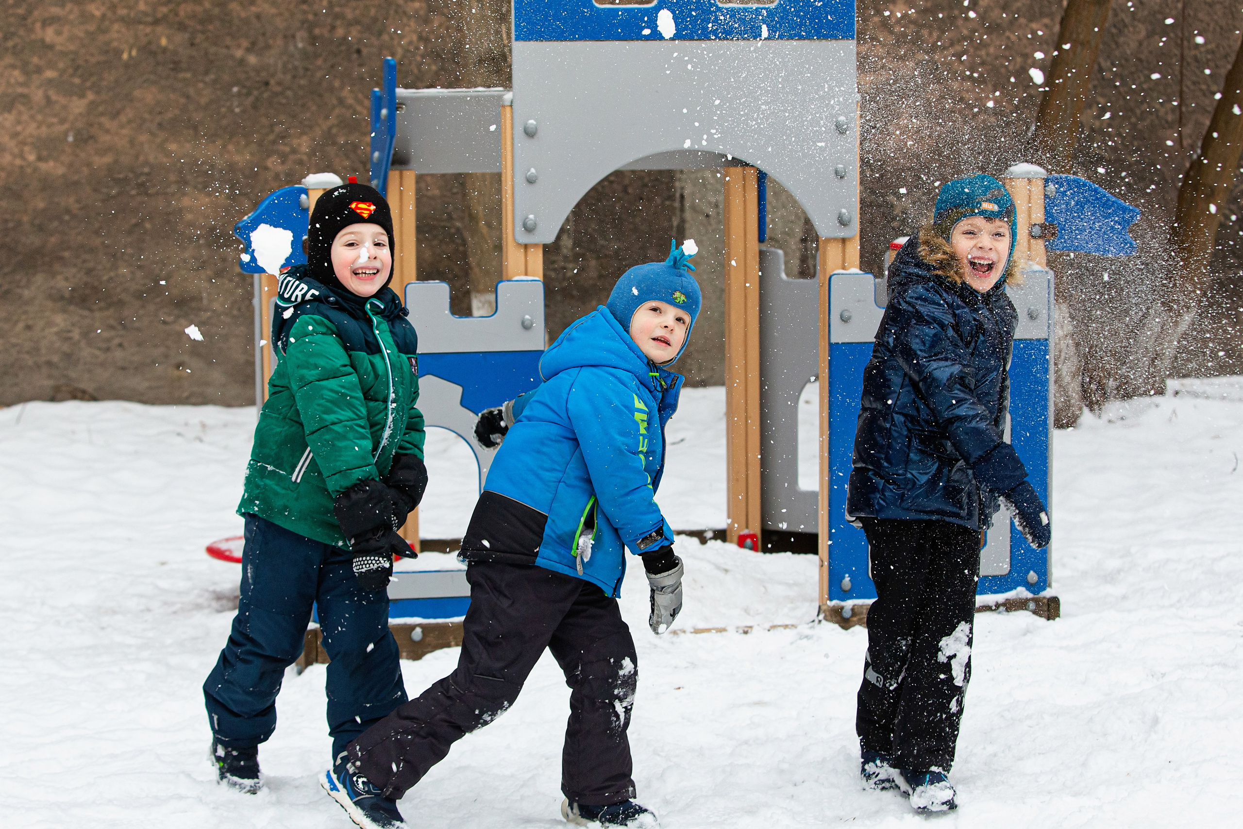 Зима в детском саду. Свадебный, семейный, детский фотограф в Санкт-Петербурге