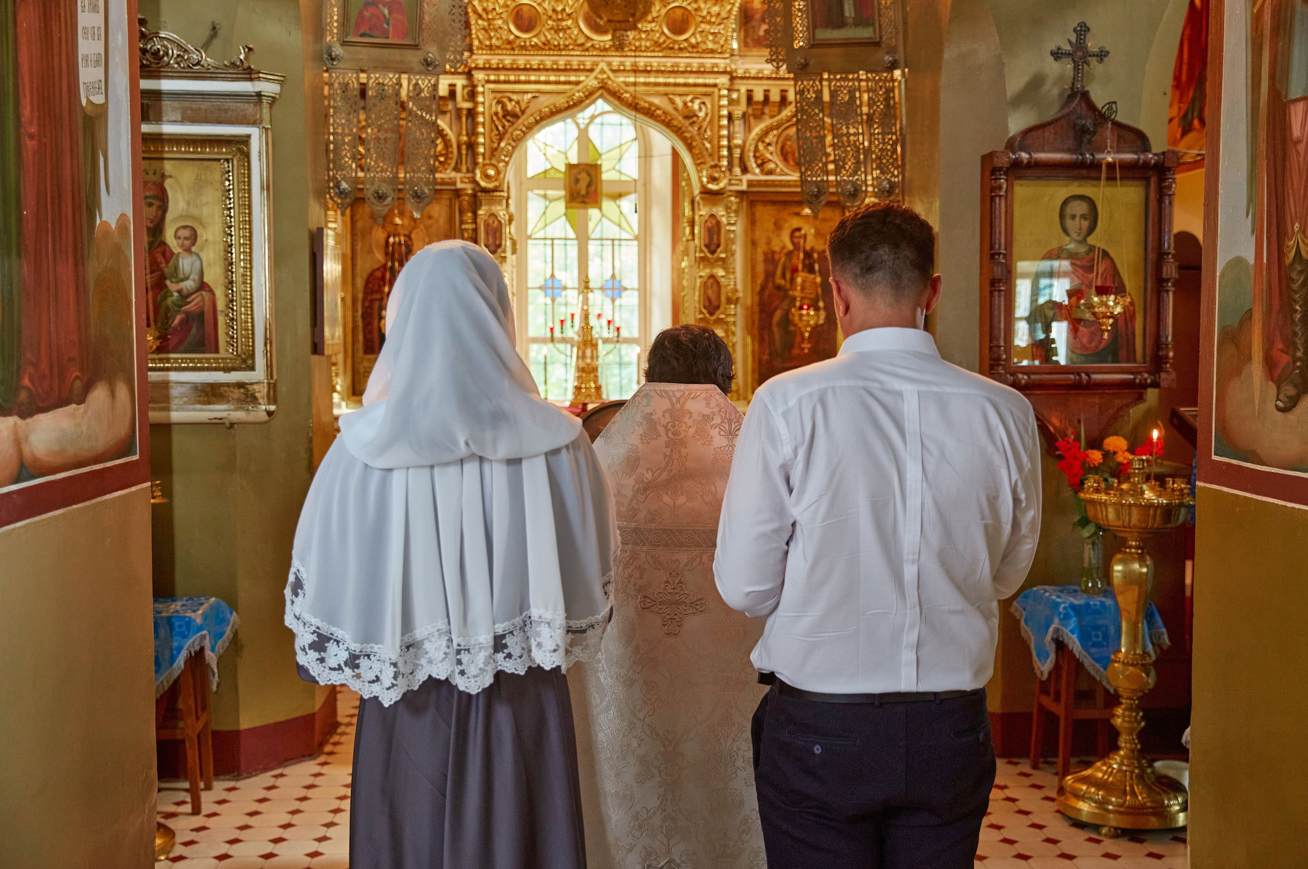 Венчание в селе Чашниково