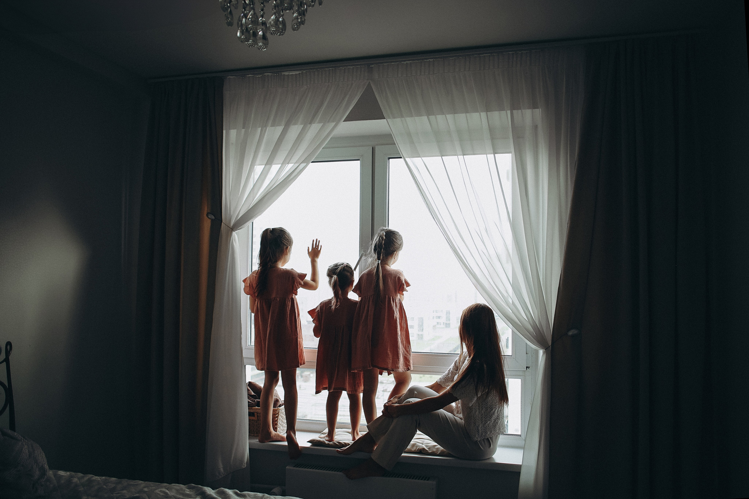 Светлана с дочками. Семейный фотограф в Москве Марина Петра