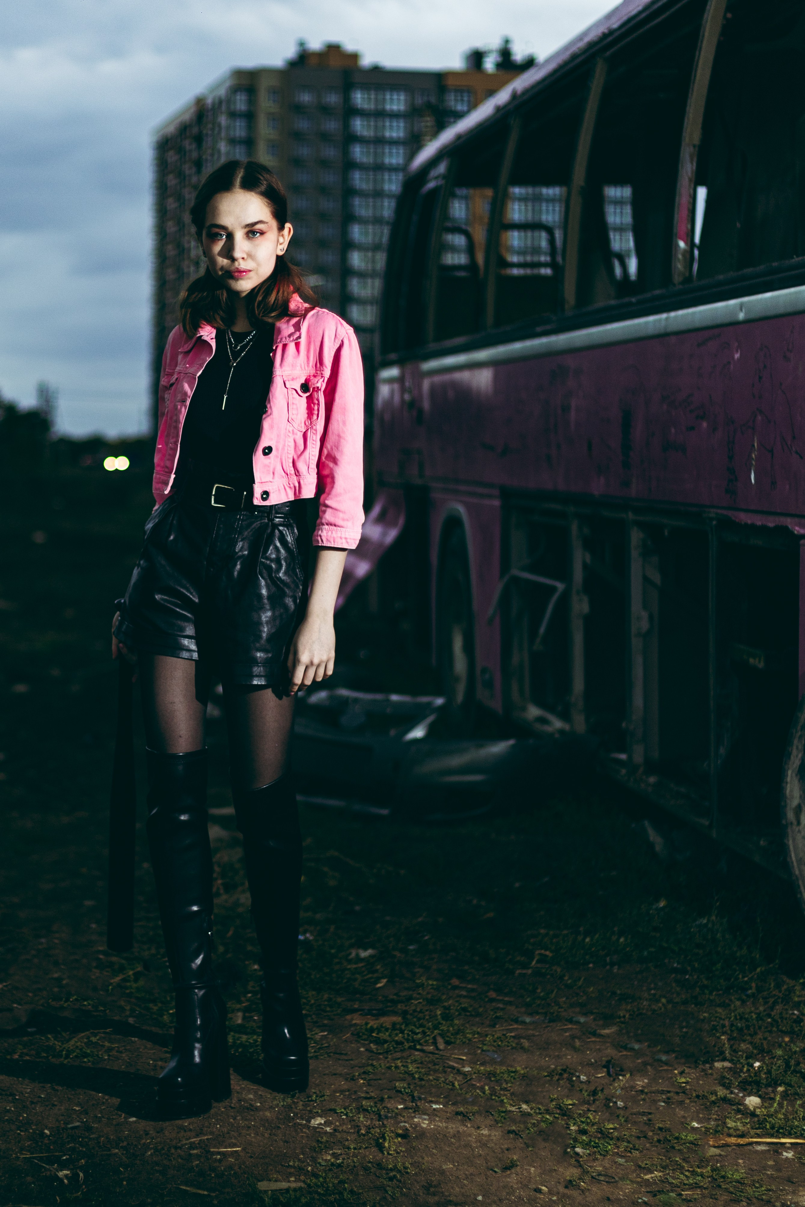 Алина, бита, цепь. Фотограф, Таганрог, Руслан Степущенко