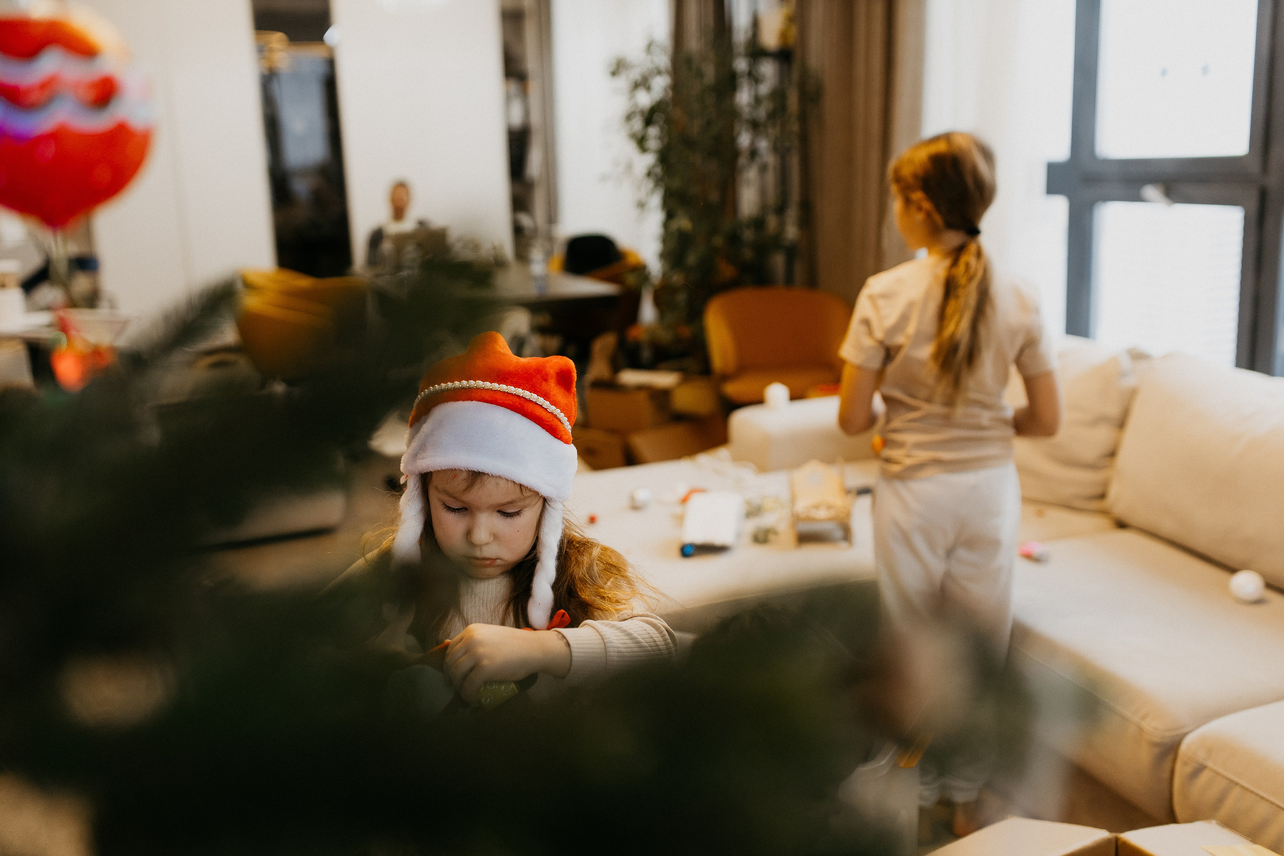 Домашняя предновогодняя история. Семейный фотограф Маша Тимофеева | Москва
