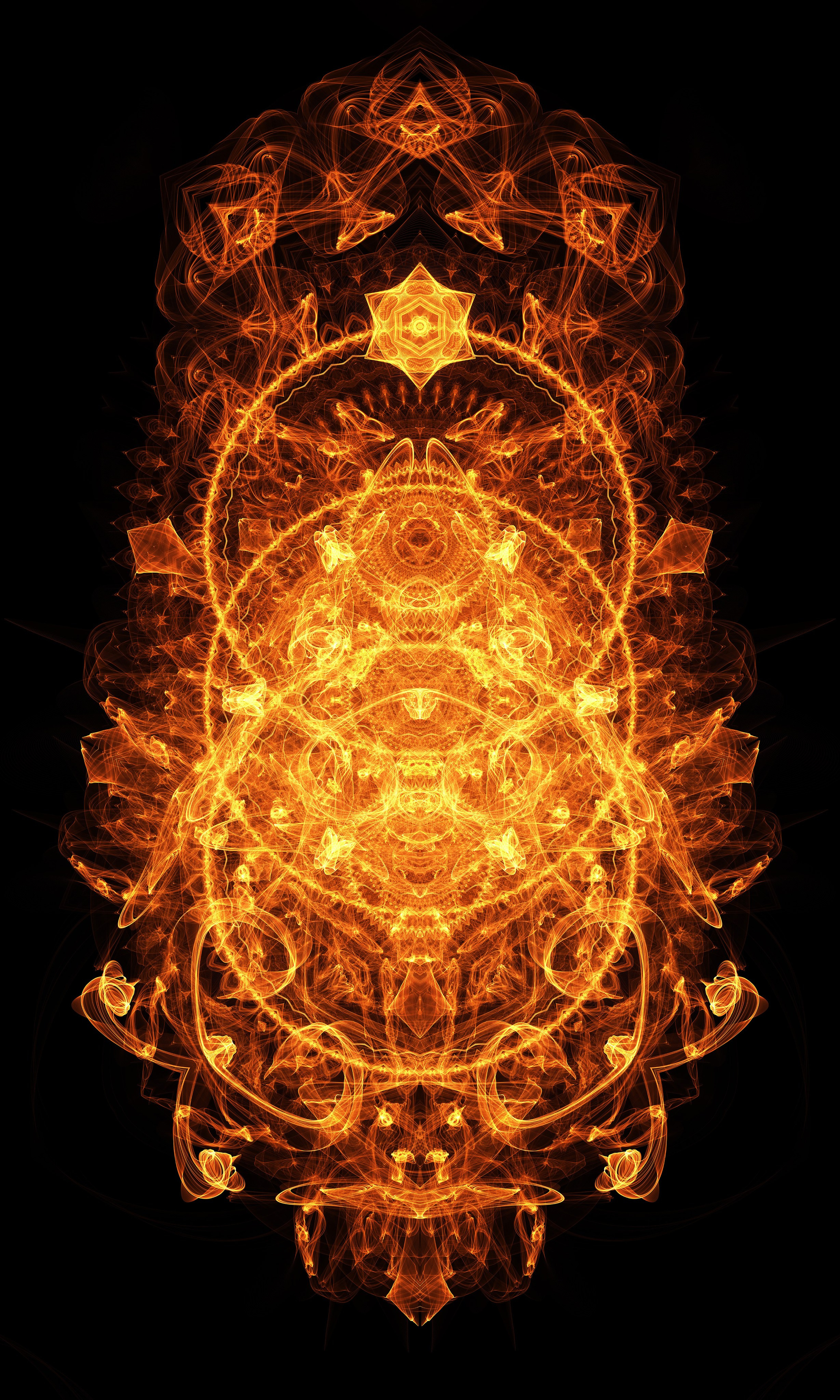 Алтарь удачи, из сери алтари, 2021, Digital Art, пластификация