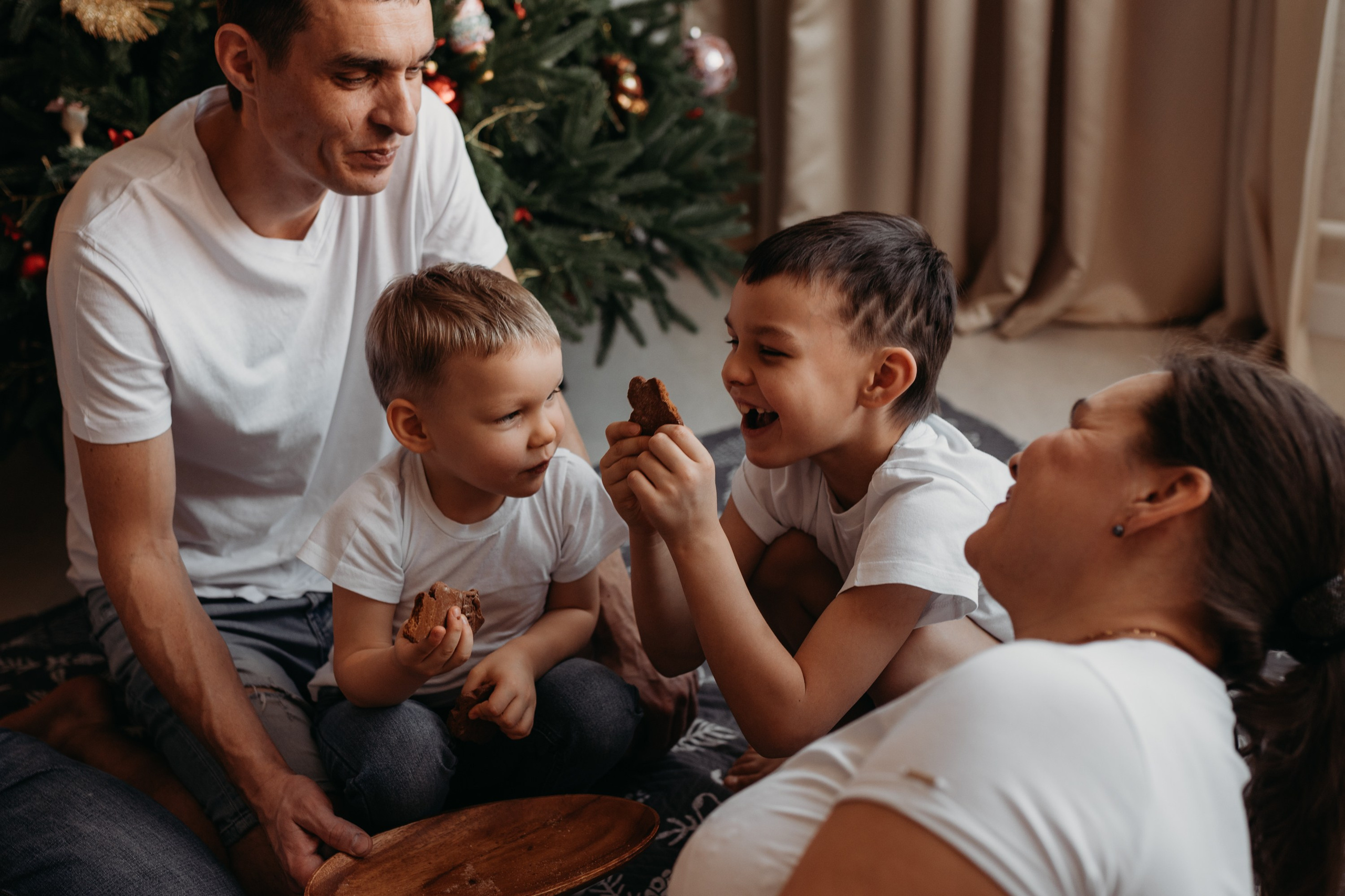 Юлия, Алексей, Тихон, Трофим и Потап. Семейный и детский фотограф в Новосибирске и Краснообске — Анна Ким