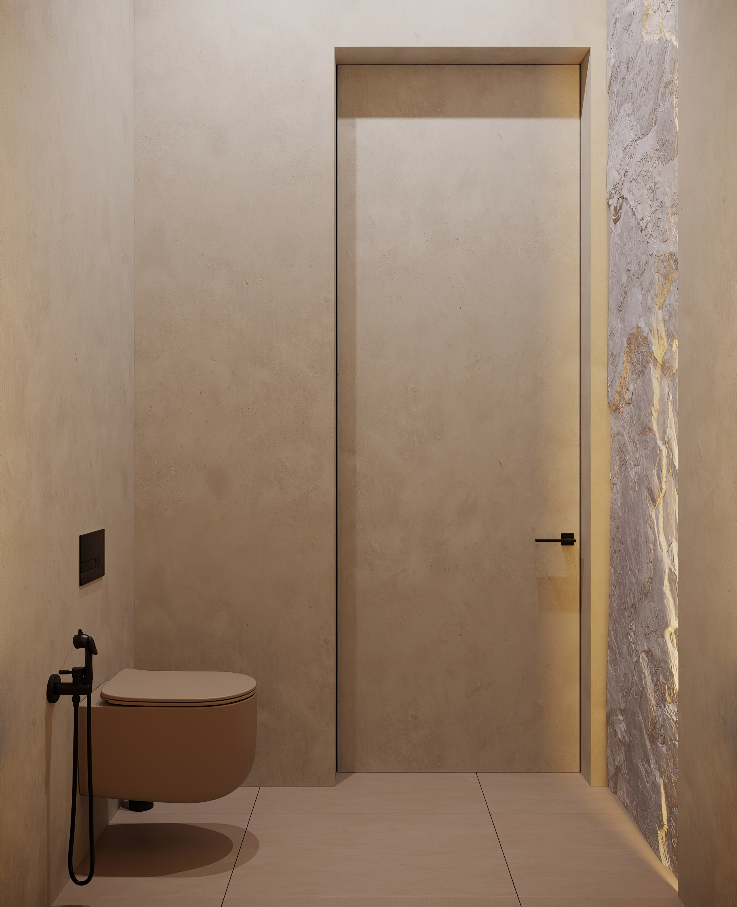 Виз гостевого санузла по дизайну Мартыновой Н. И Бородиной Е. Визуализатор Векшина Елена