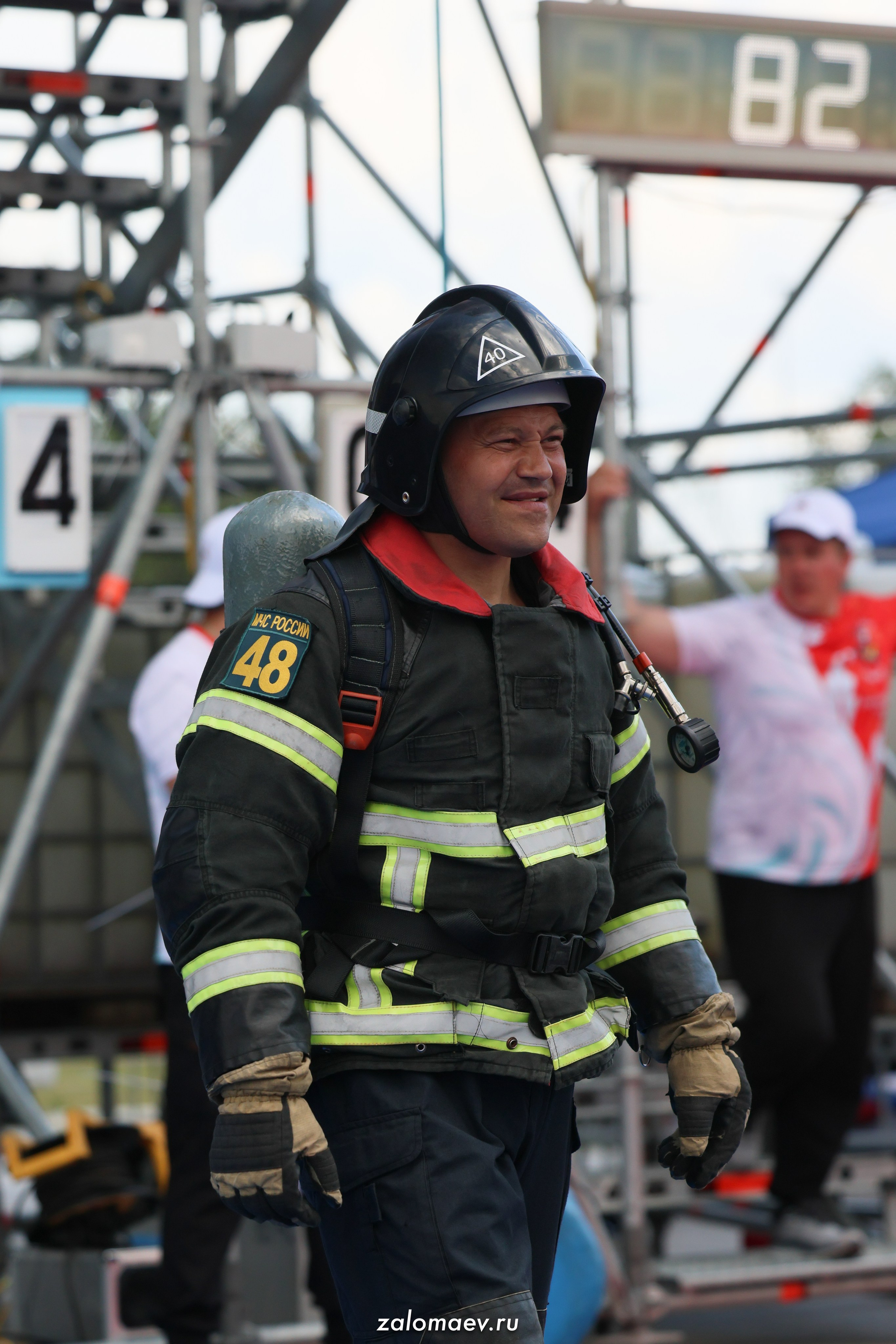 Сильнейший пожарный. Фотограф Александр Заломаев