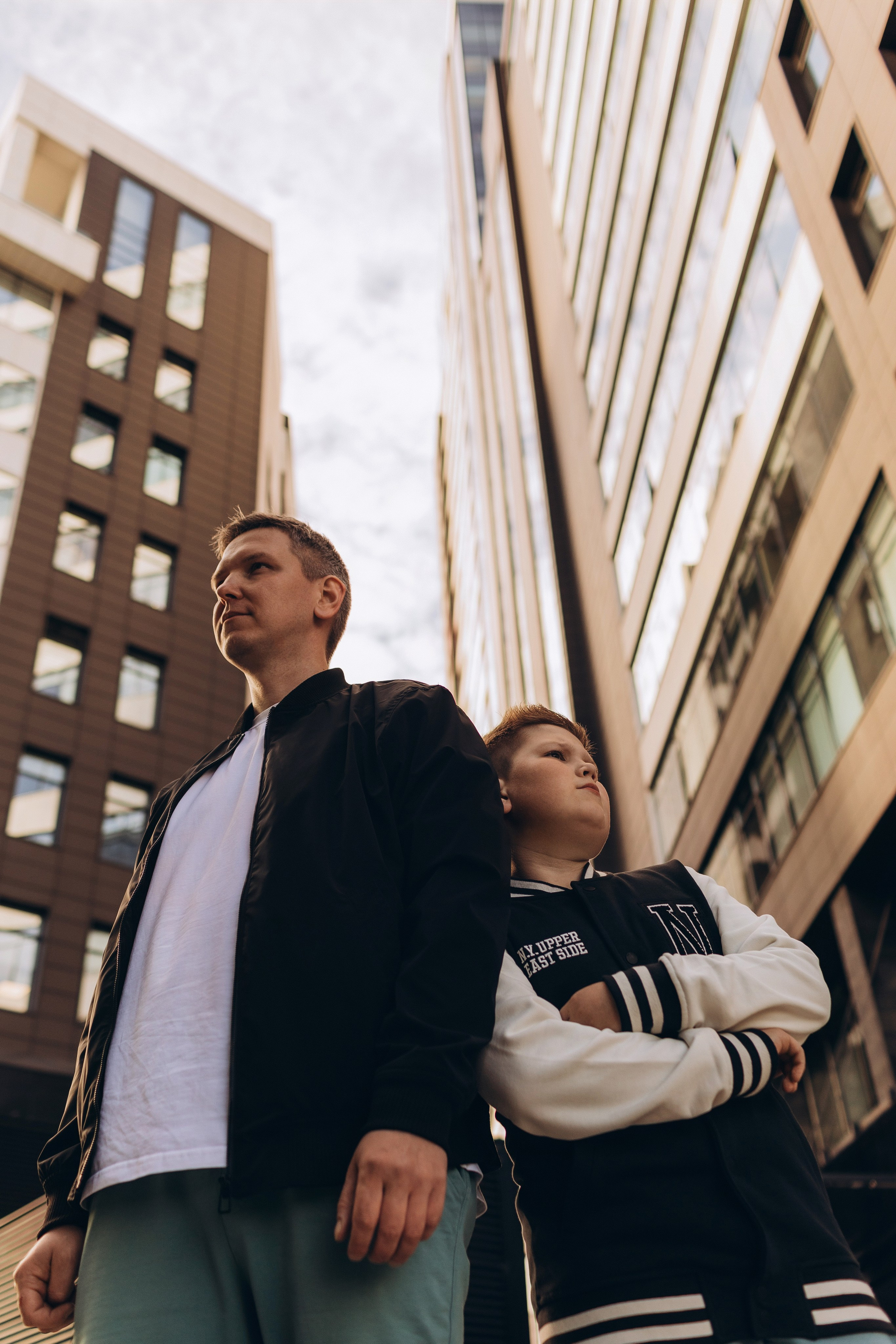 Папа и сын. Семейная съемка — это красивый способ признаться своей семье в любви