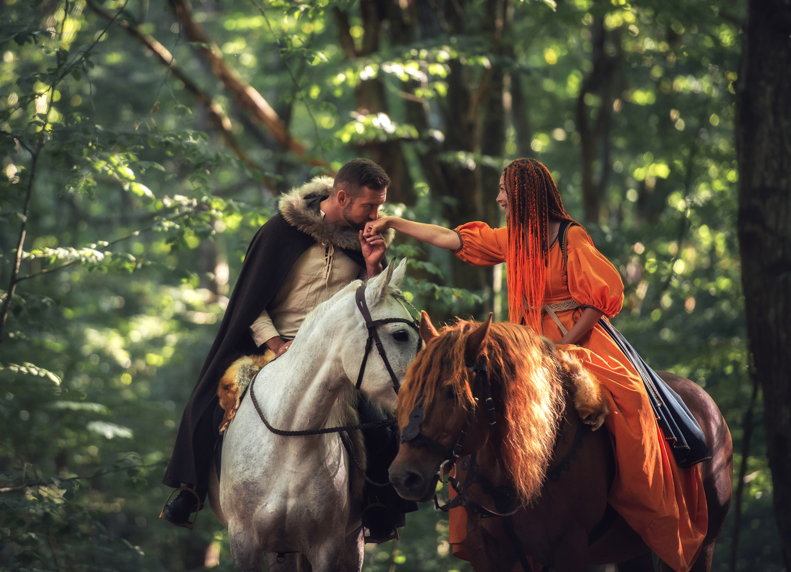 Фэнтези фотосессии Калининград. Фотограф с лошадьми в Калининграде Татьяна Ларина