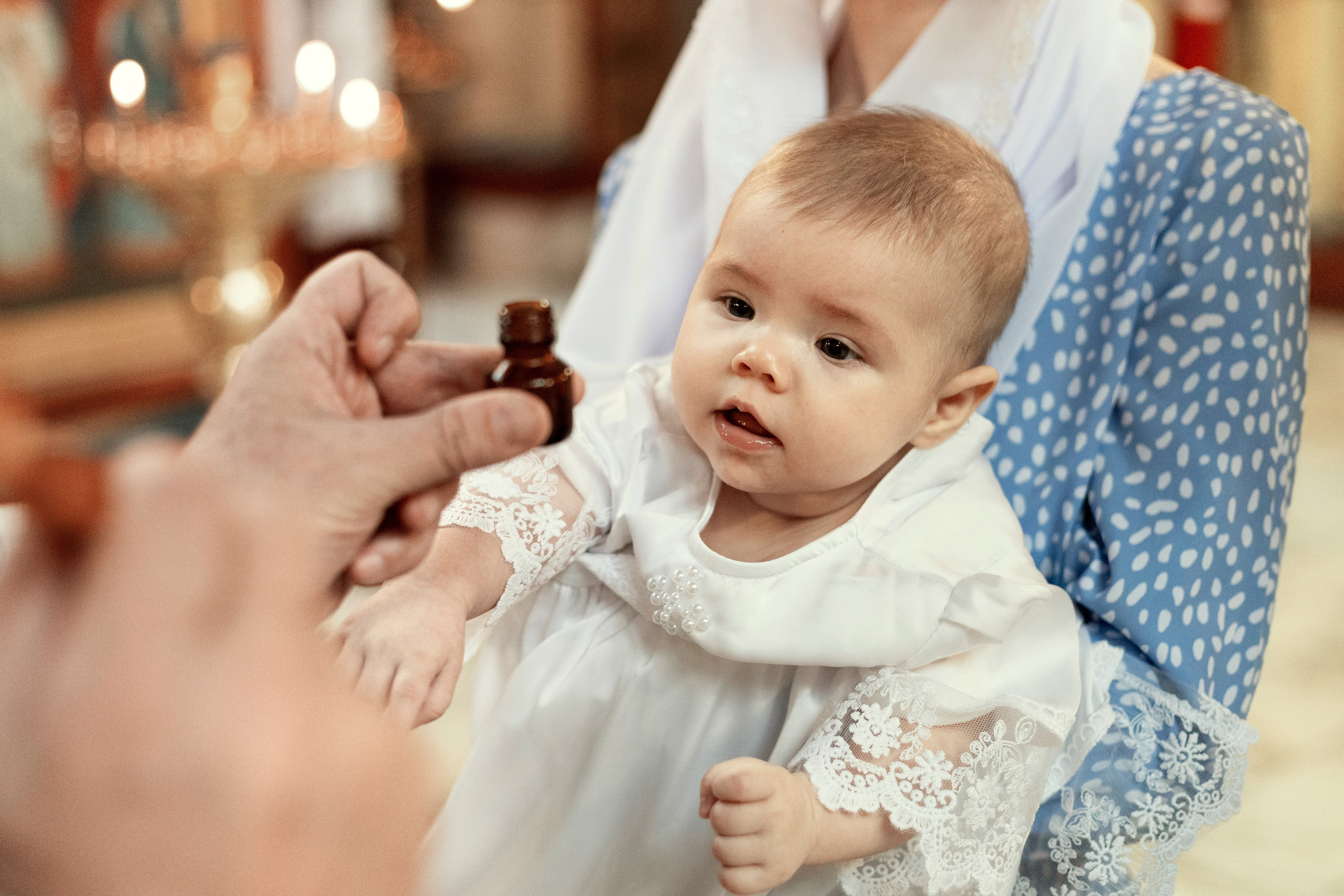 Крещение Дарии. ТОП Фотограф на Крещение и Венчание Железногорск Алексей Мещеряков