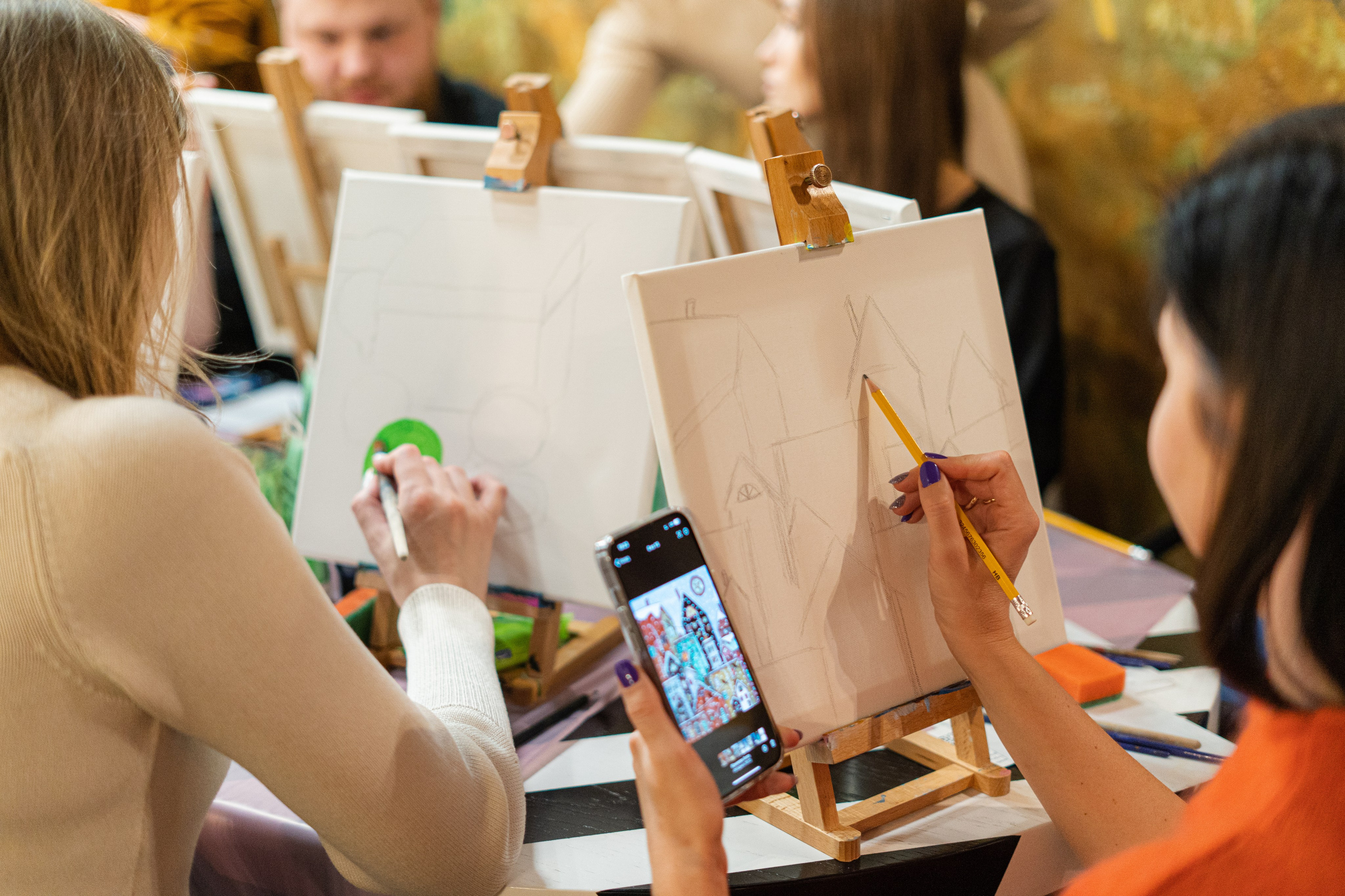 Корпоратив Teach Me Art 2. Портретный фотограф в Москве и Санкт-Петербурге Арина Чех