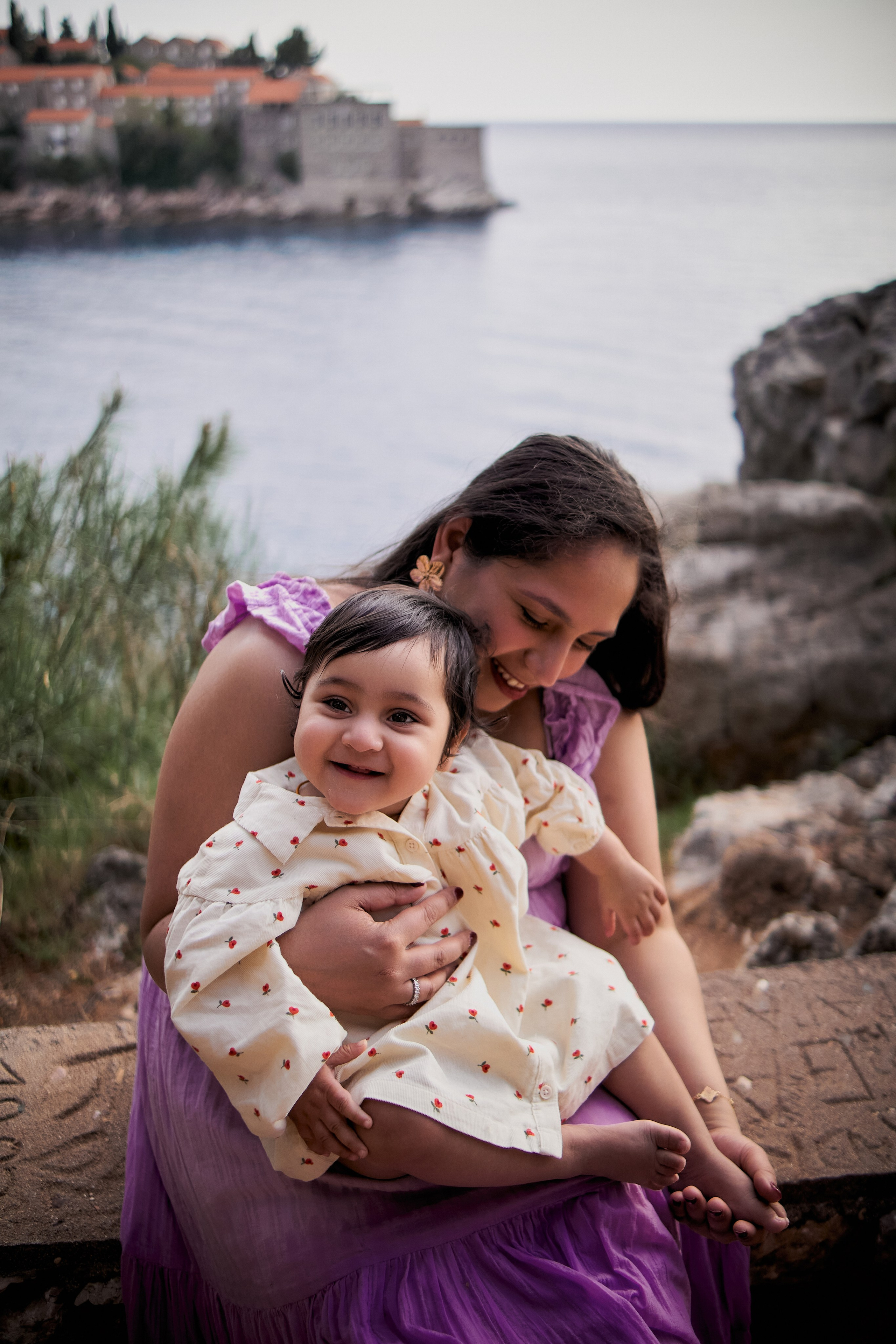 Фотограф в Черногории | Семейная фотосессия в Милочере и Свети Стефане