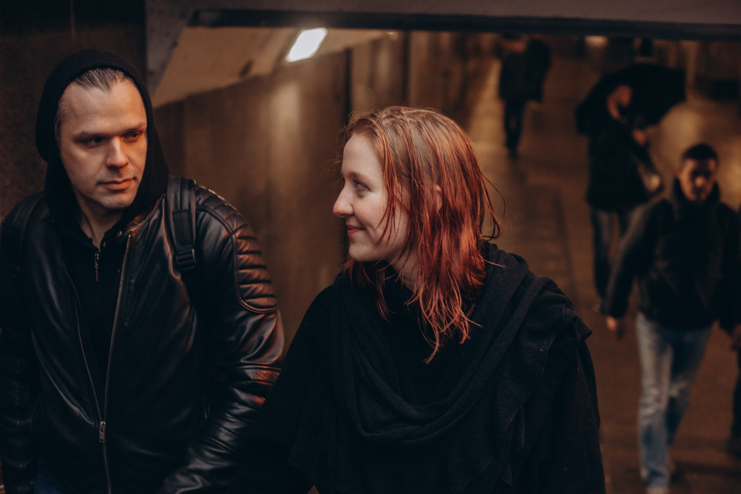 Двое и Гагарин (портретный репортаж). Портретный и репортажный фотограф в Москве, Ольга Ларема