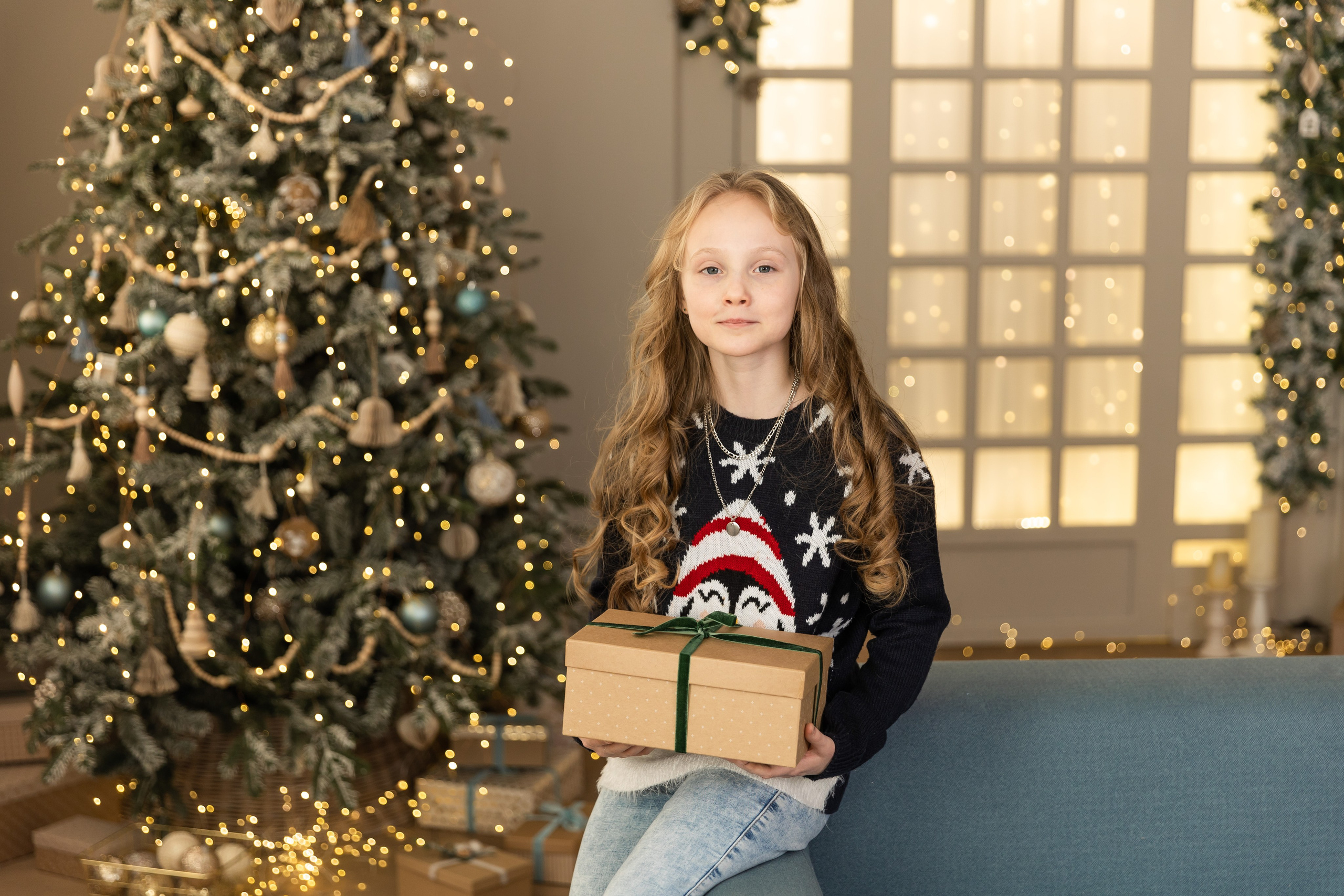 Новогодняя фотосессия в студии 4 класс. Семейный, детский, школьный фотограф в Благовещенске Яна Белоусова