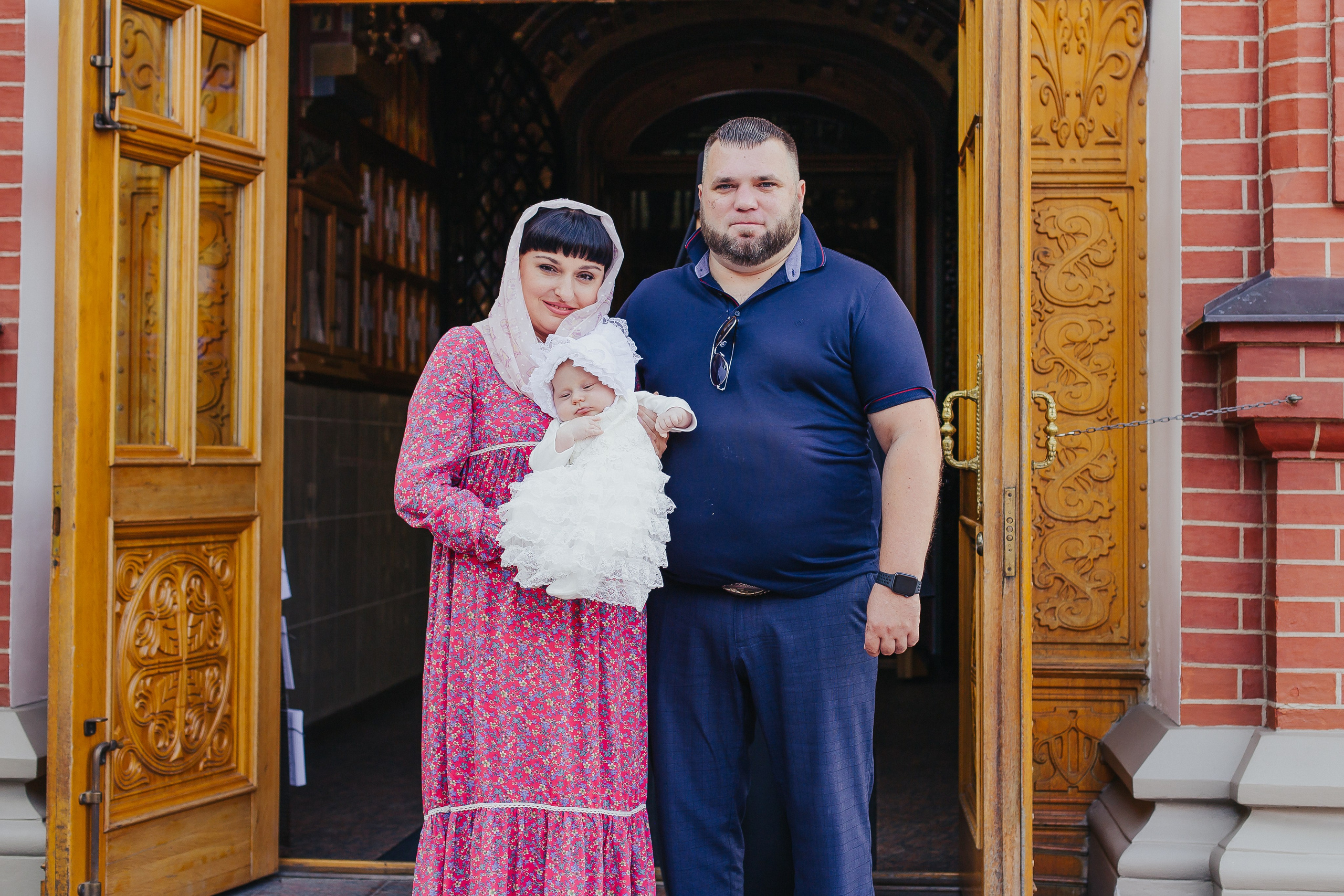 Крещение Маши в Черниговском Скиту. Фотограф новорожденных и детский в Сергиевом Посаде Кругликова Юлия